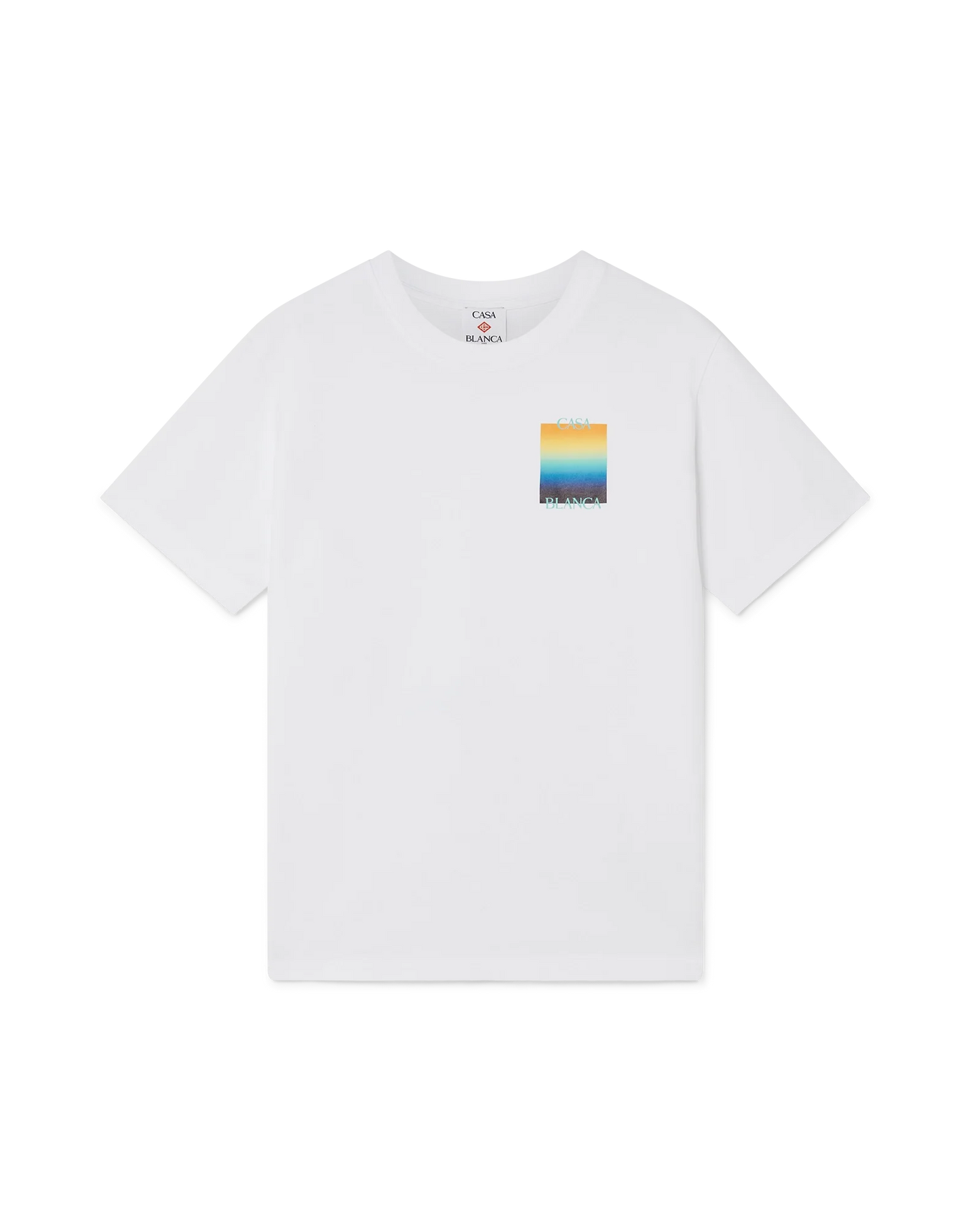 T-Shirt mit Farbverlauf und kurzen Ärmeln