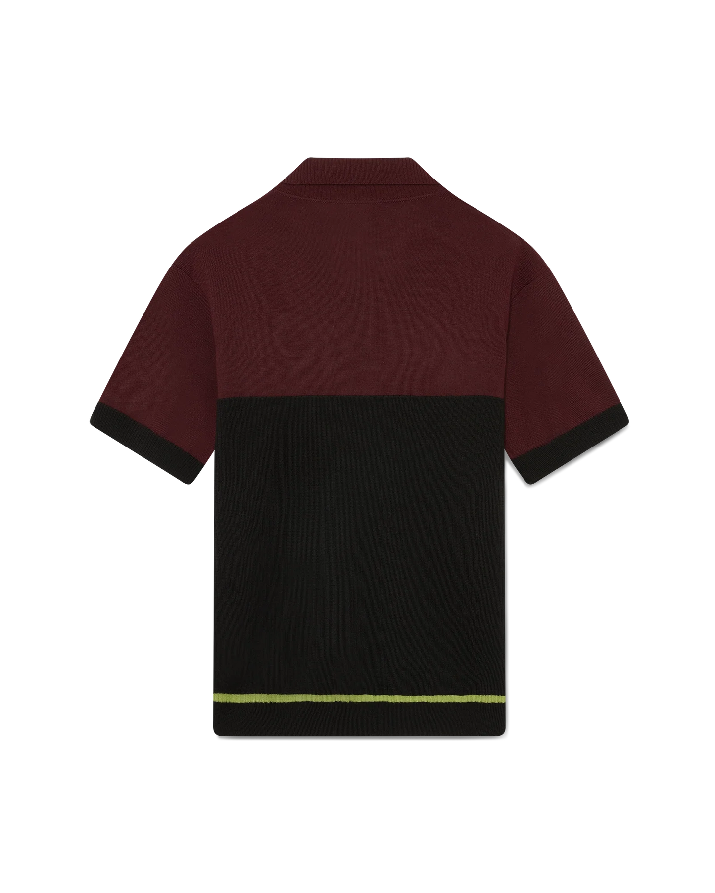 Stripe Merino Knit Polo
