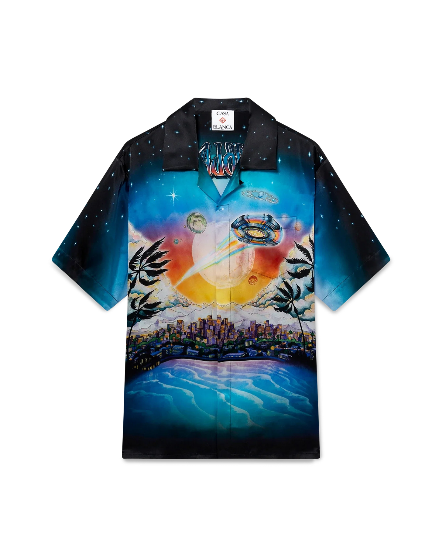 La Prémonition Short Sleeve Silk Shirt