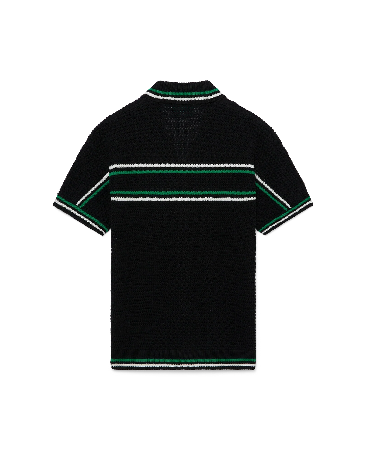 Tennis Short Sleeve Crochet Shirt