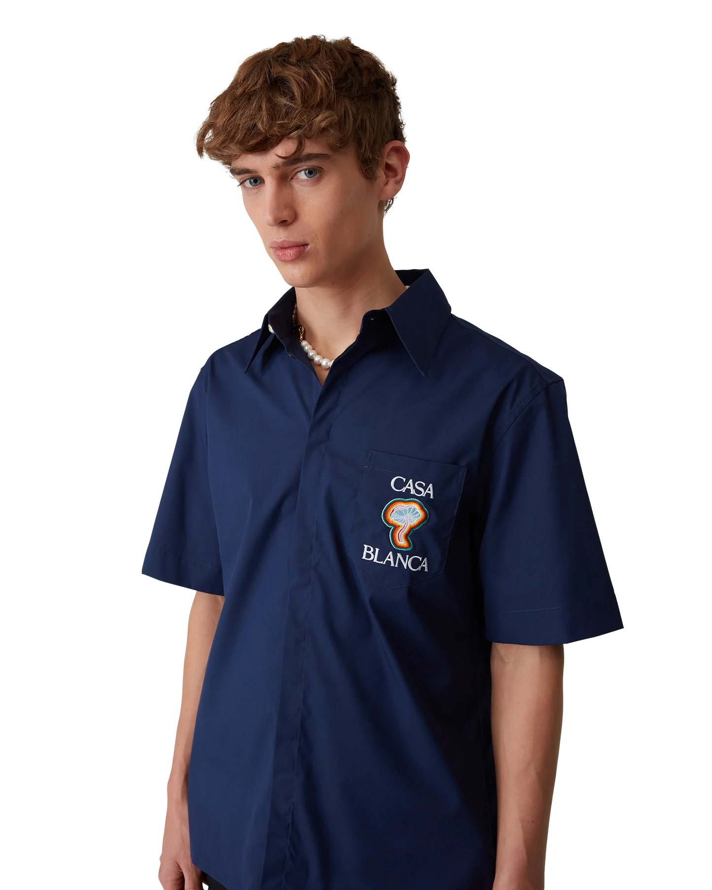 Rainbow Mushroom Short Sleeve Shirt