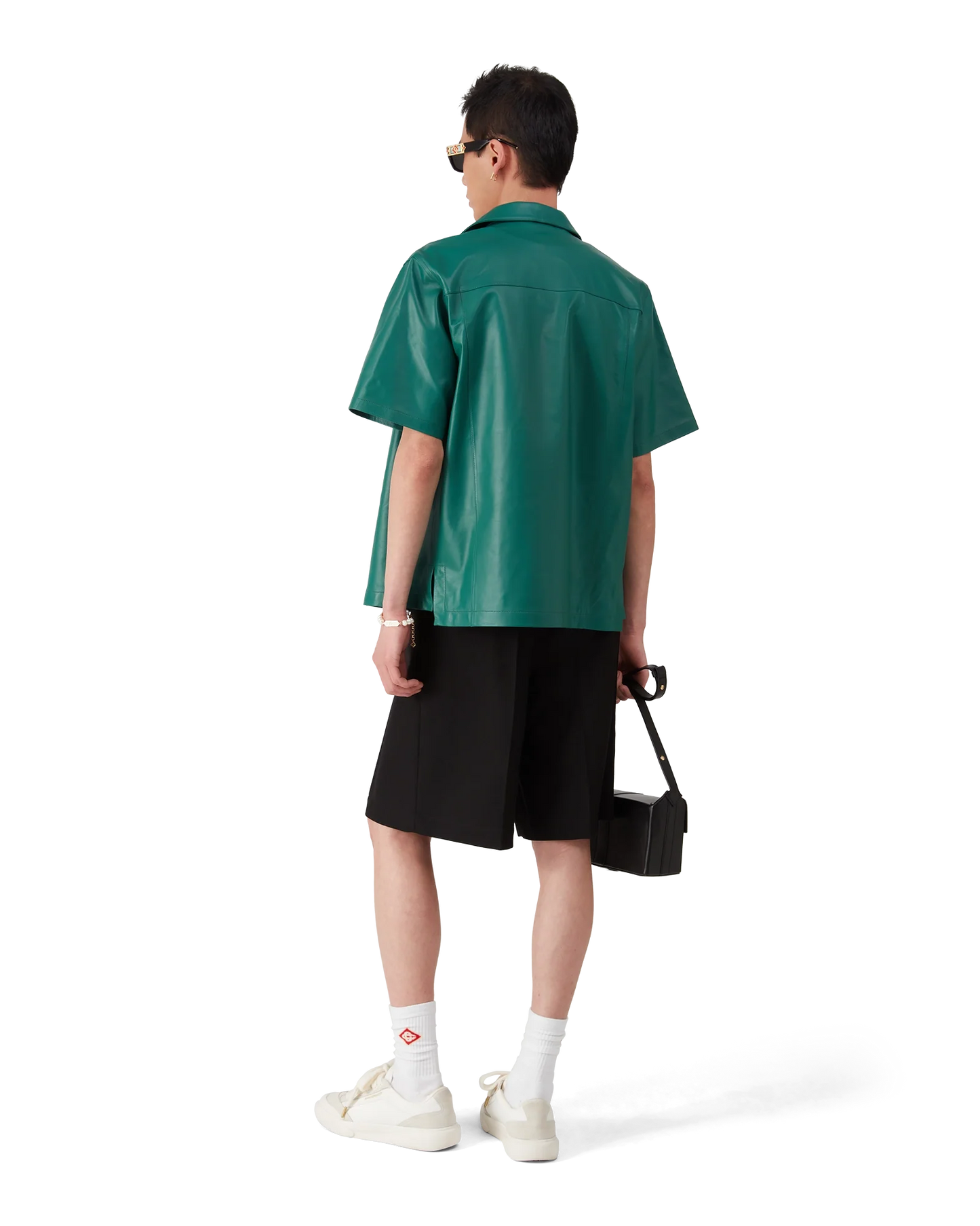 Leather Short Sleeve Shirt