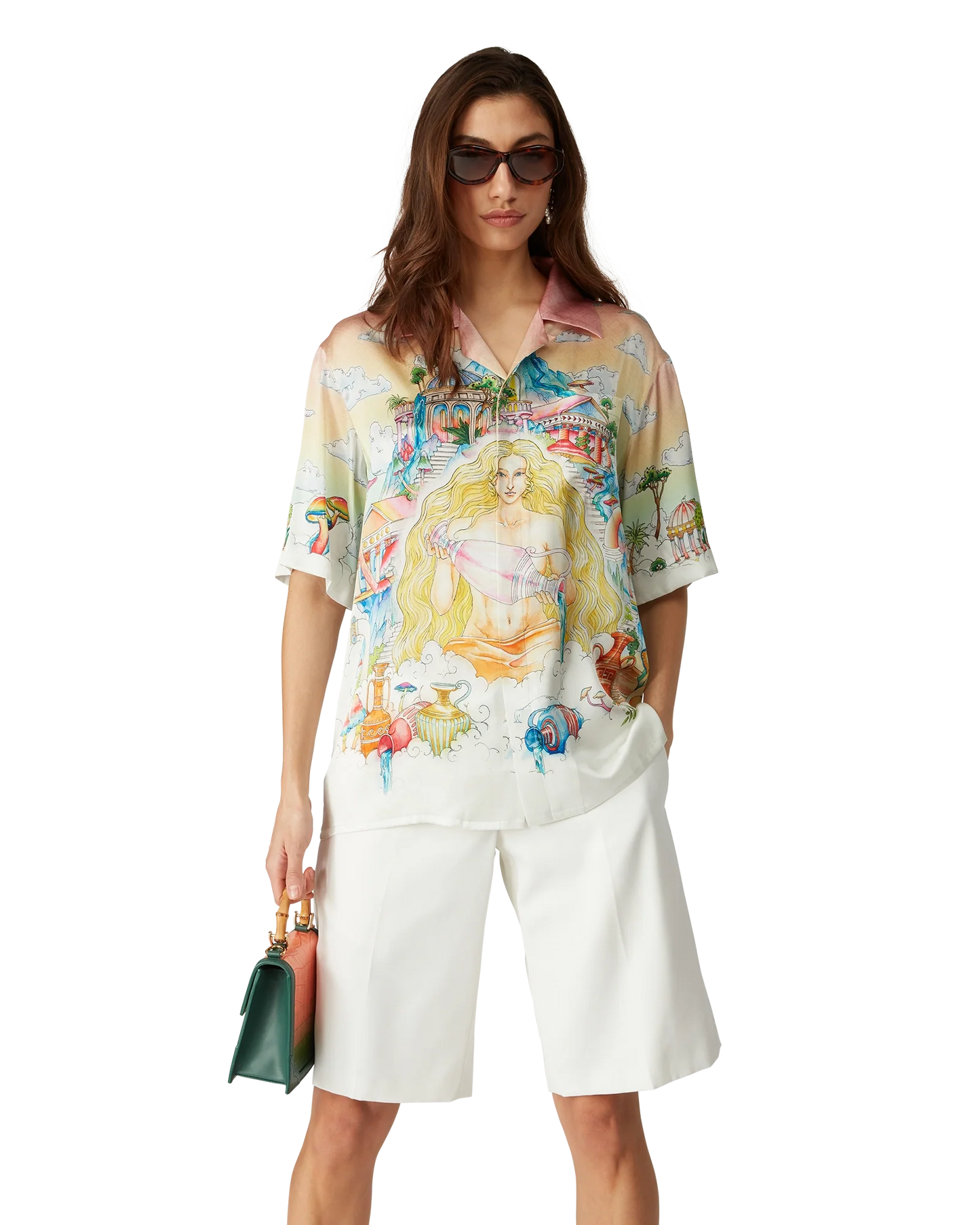 The Road To Knowledge Short Sleeve Silk Shirt