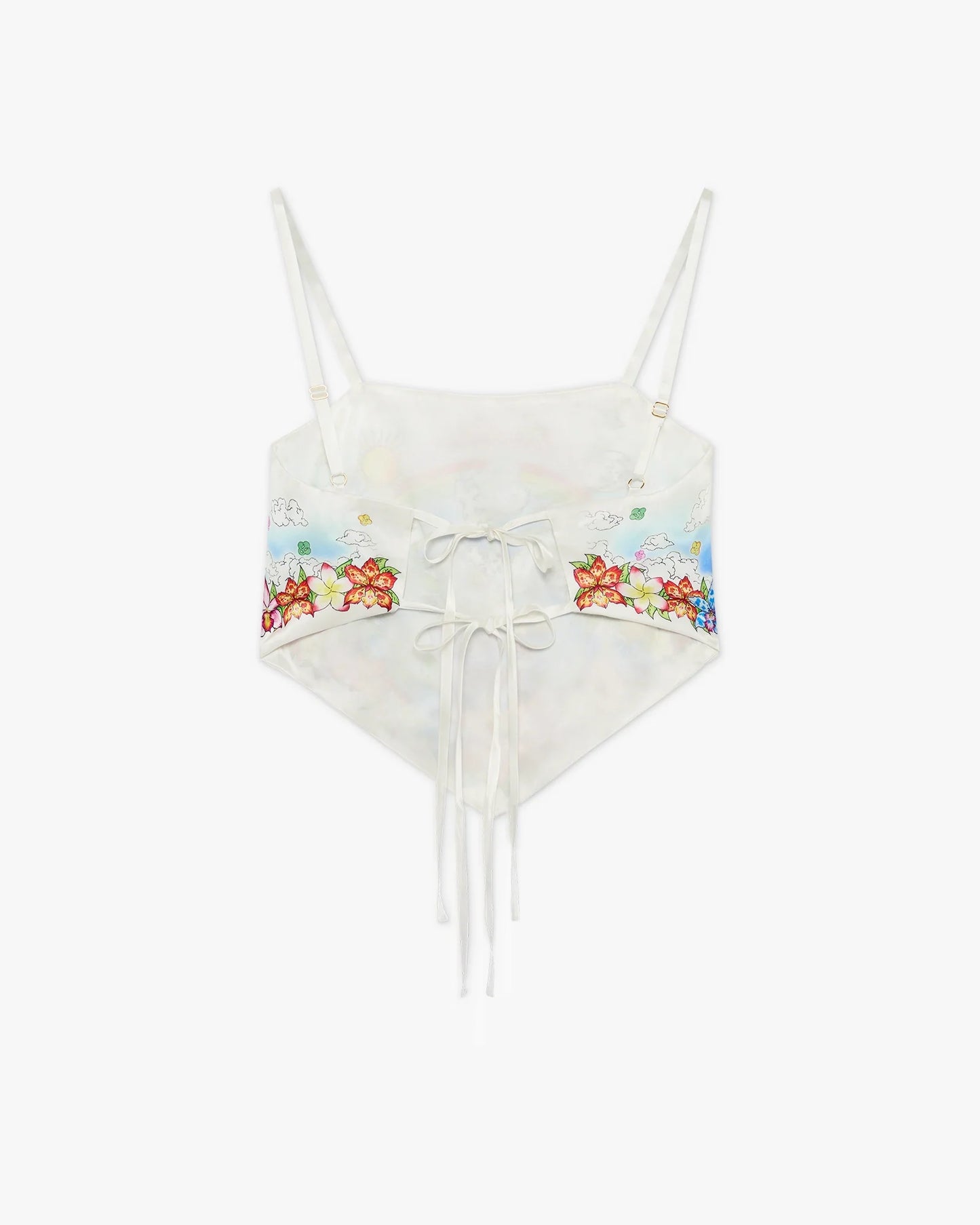 Better Days Silk Satin Scarf Top