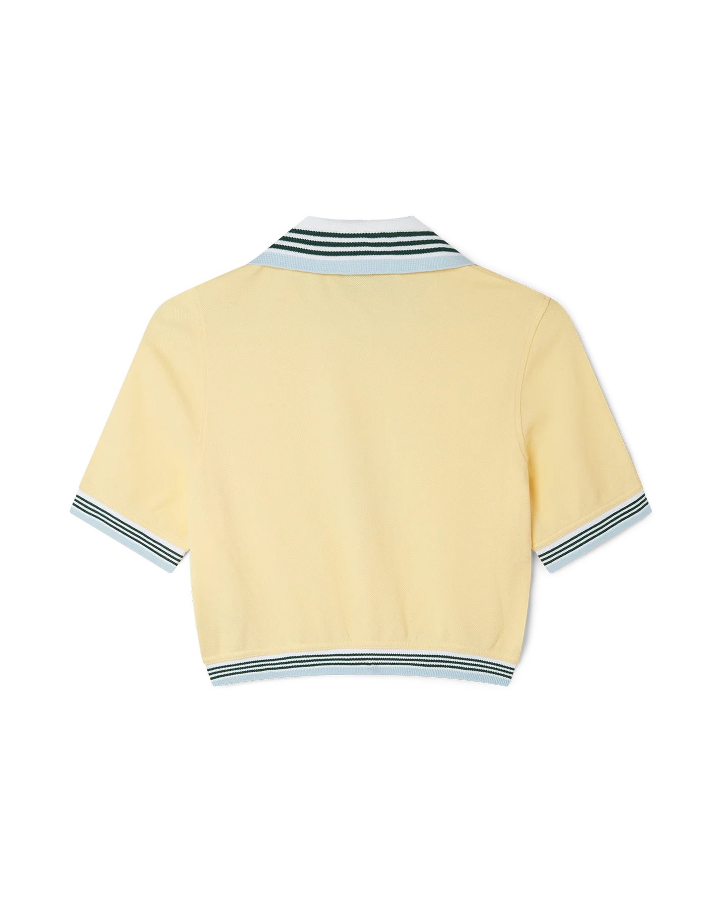 Cropped Pique Polo