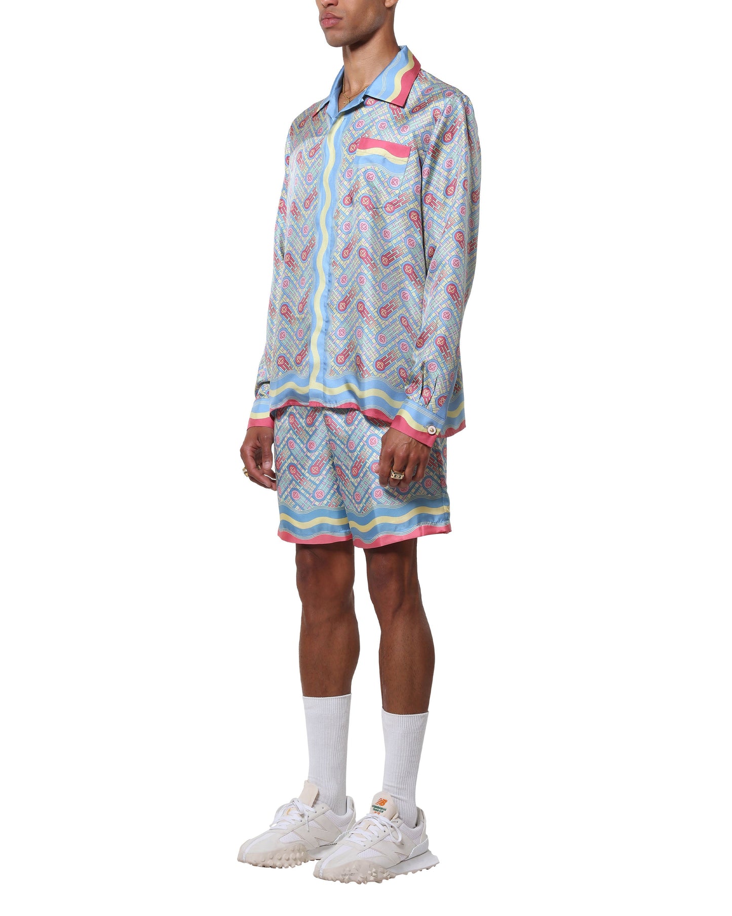 Candy Ping Pong Silk Shirt