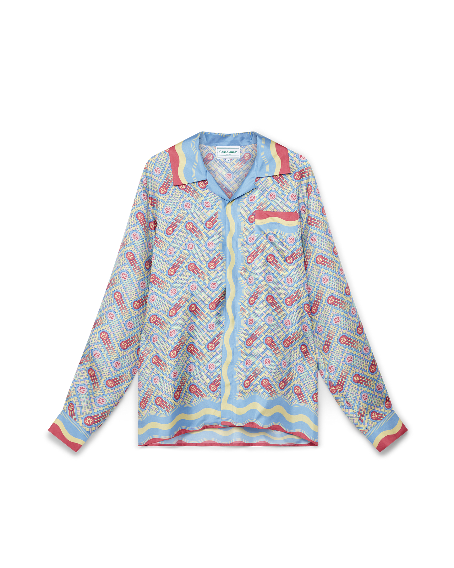 Candy Ping Pong Silk Shirt