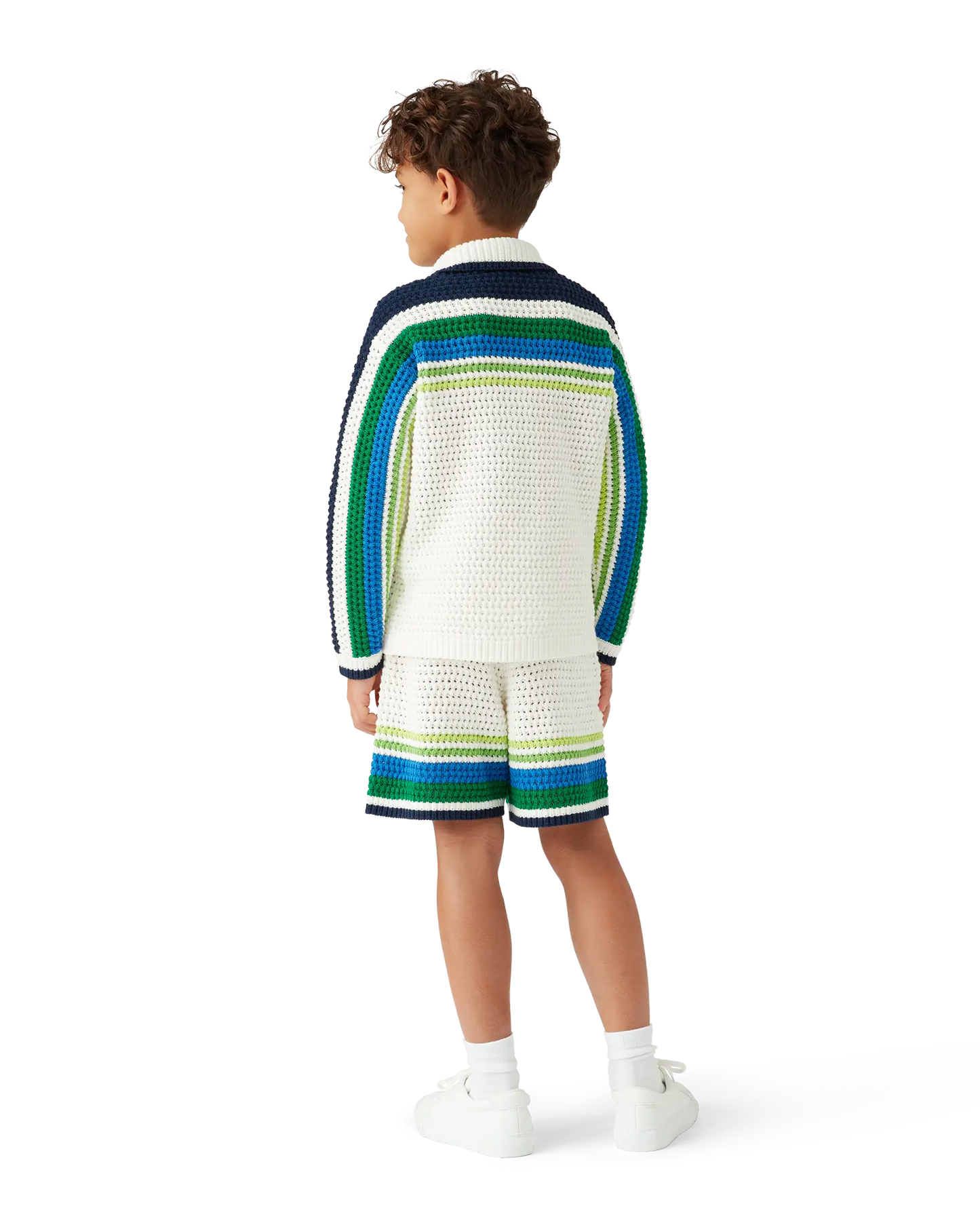 Children's Tennis Stripe Knit Shorts