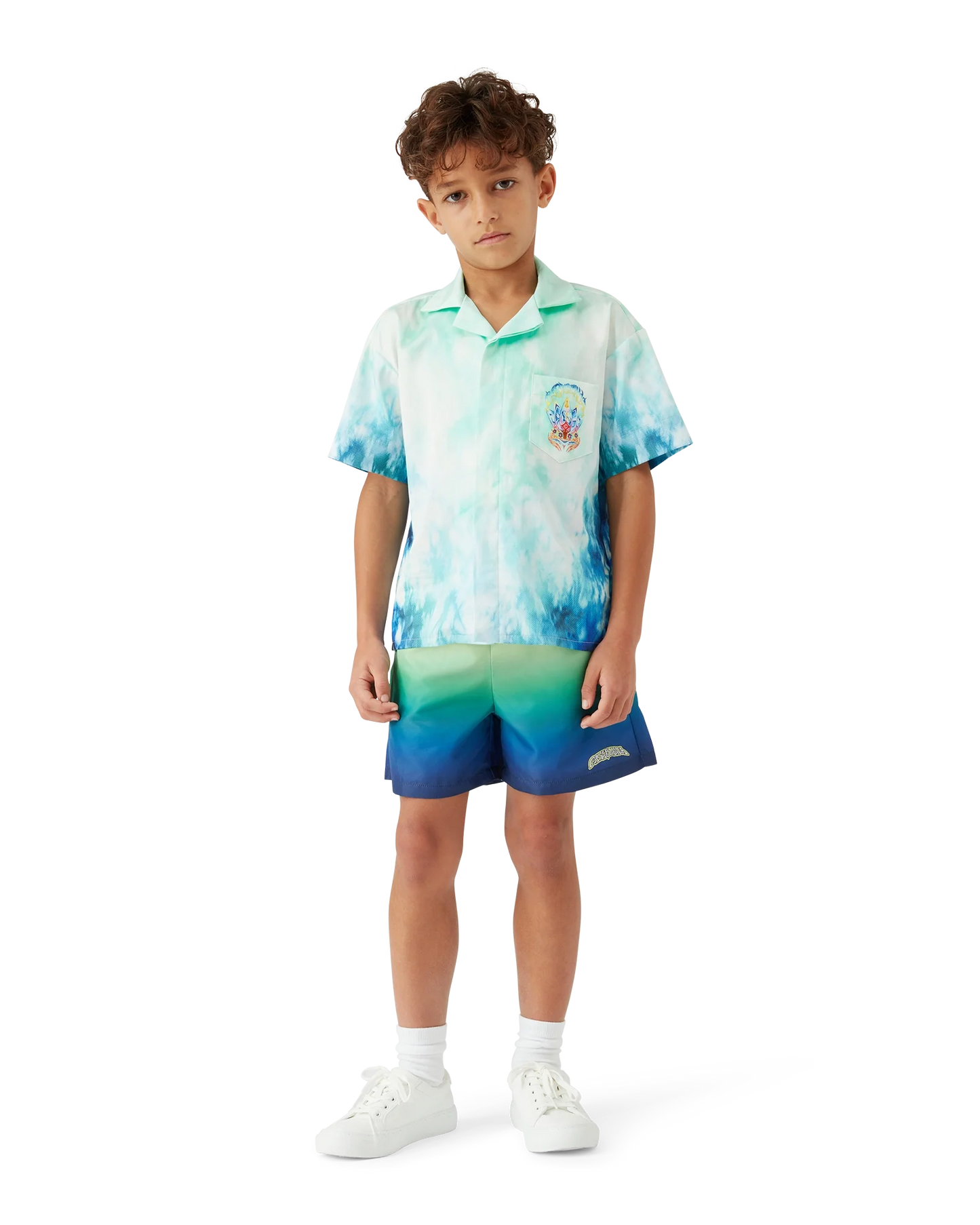 Children's Surf Lotus Short Sleeve Shirt