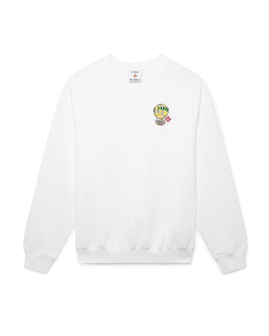 Tennis Mascot Quilted Sweatshirt