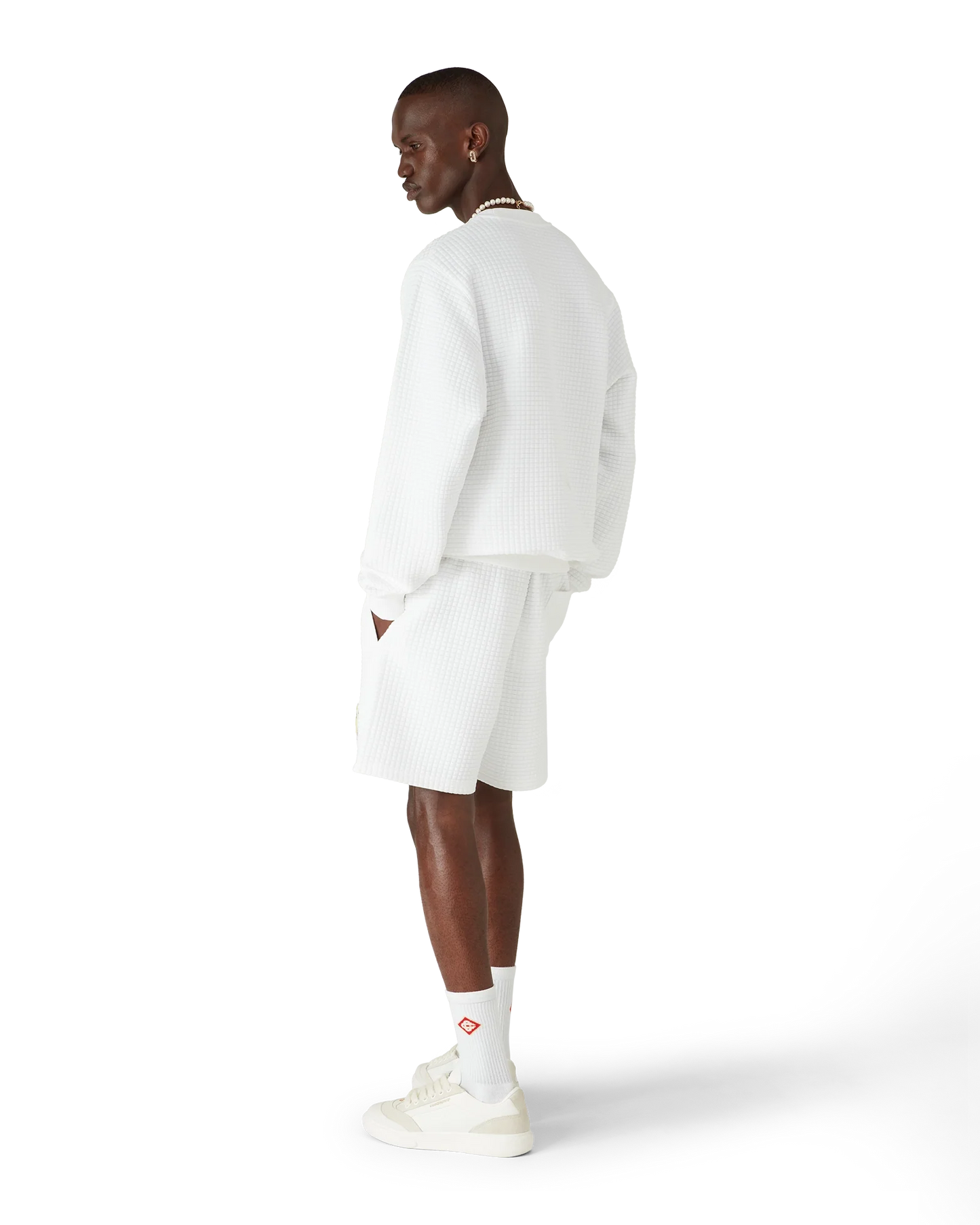 Tennis Mascot Quilted Sweatshirt