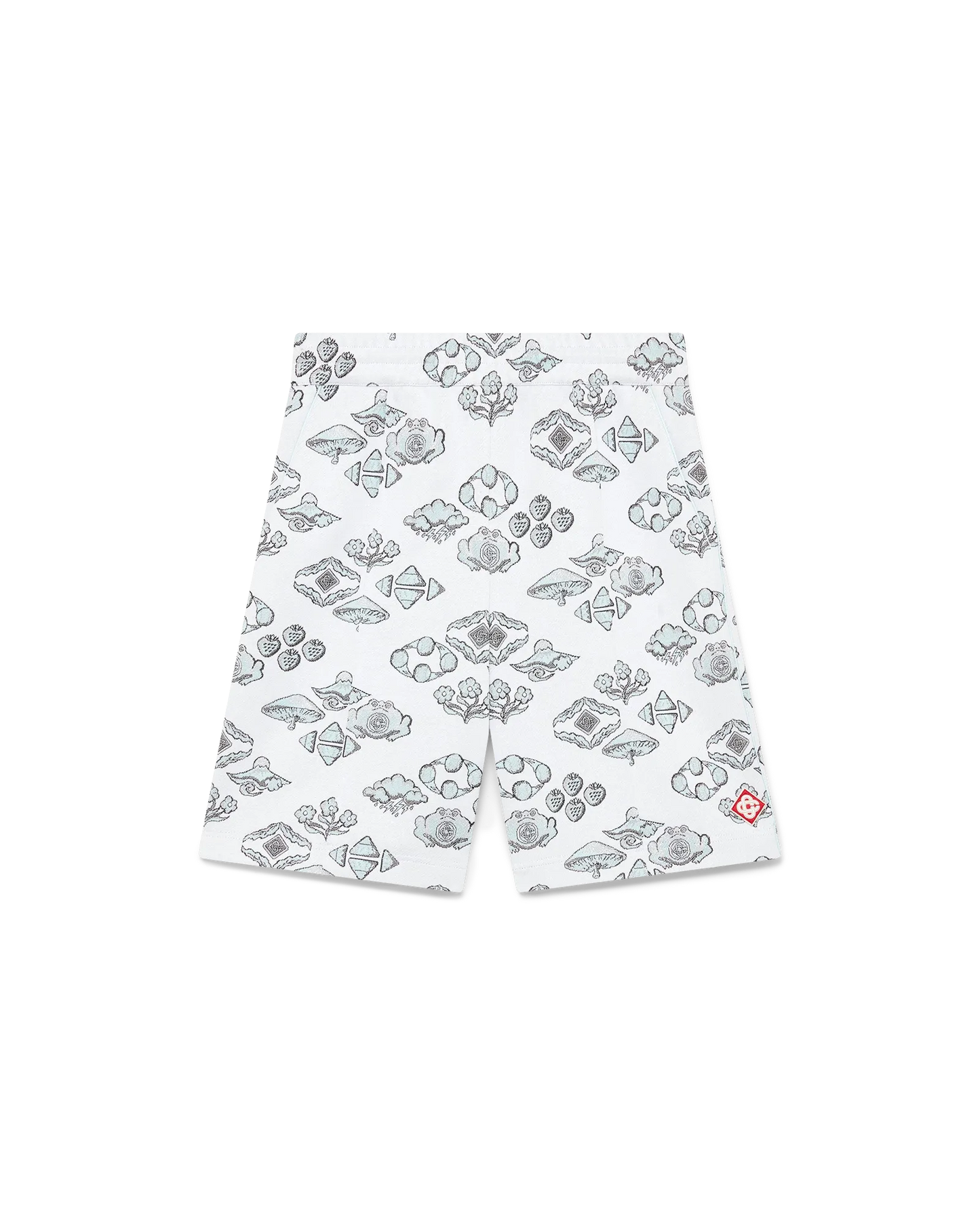 Jacquard Motif Track Shorts
