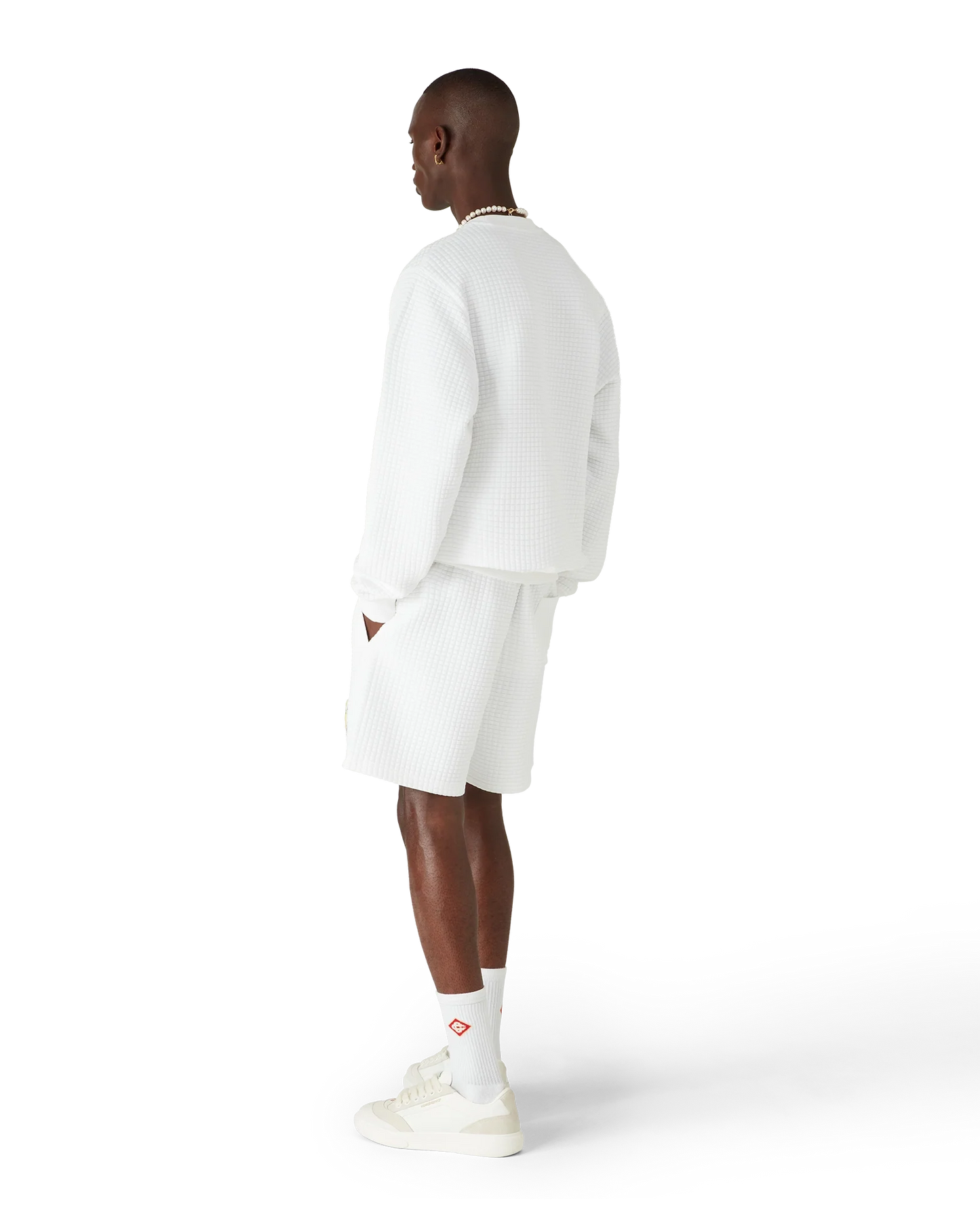 Tennis Mascot Quilted Sweatshorts