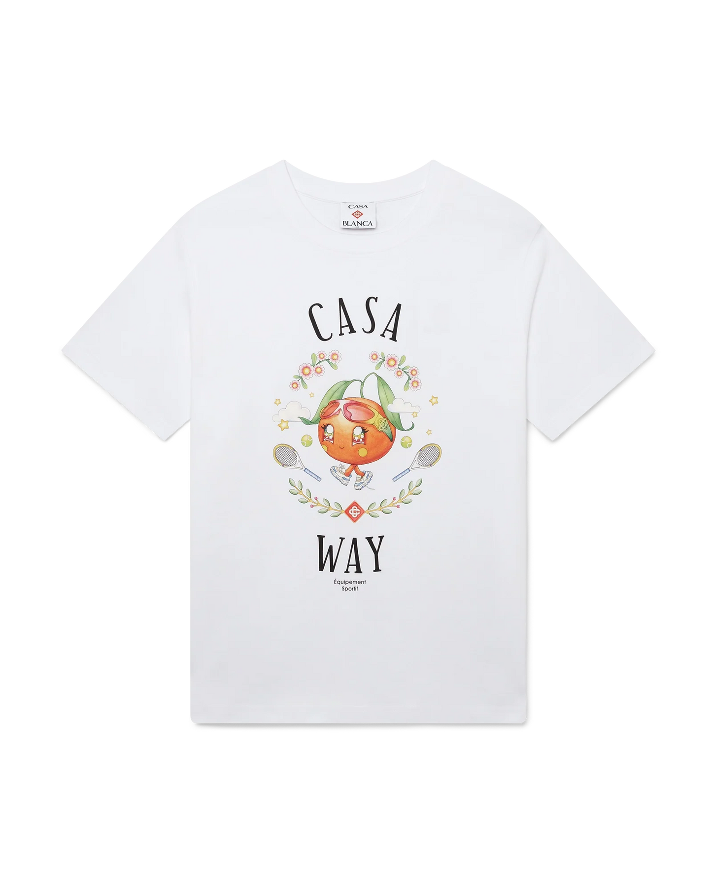 Casa Way Orange Mascot Short Sleeve T-Shirt