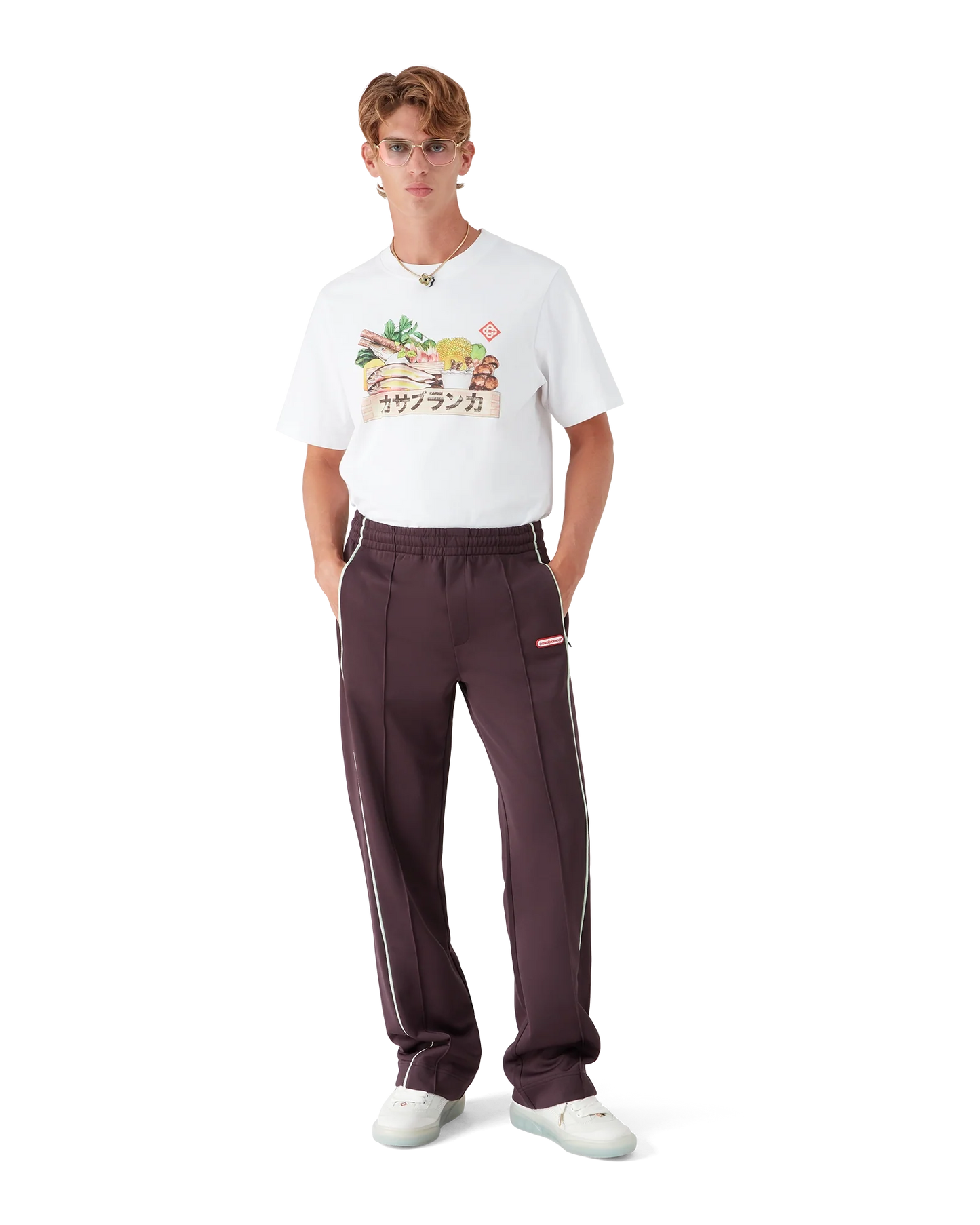 T-Shirt mit Zutaten-Aufdruck