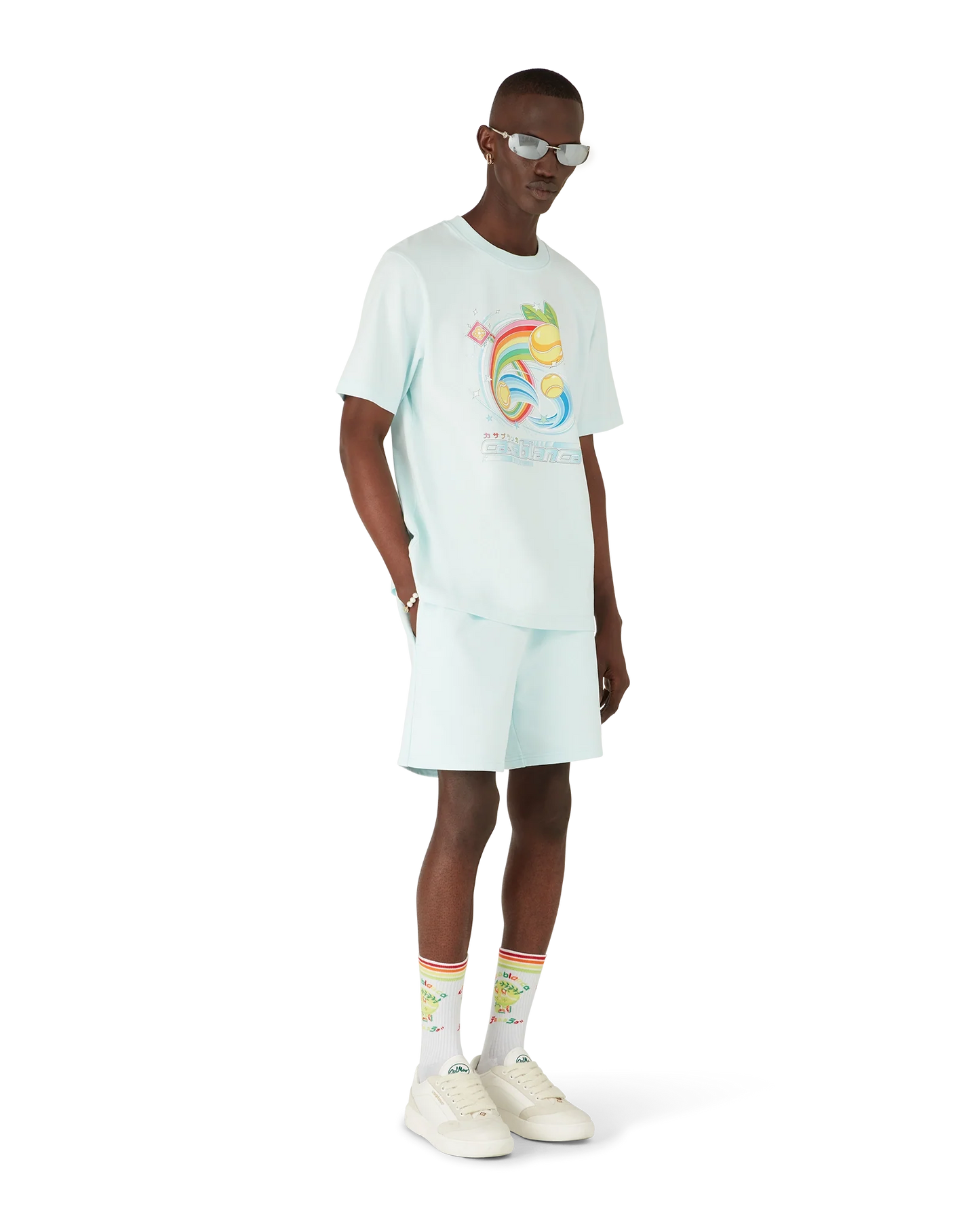 Manga Tennisball Kurzarm-T-Shirt