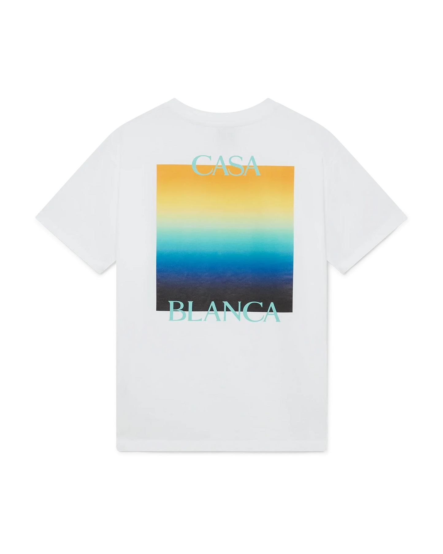 T-Shirt mit Farbverlauf und kurzen Ärmeln