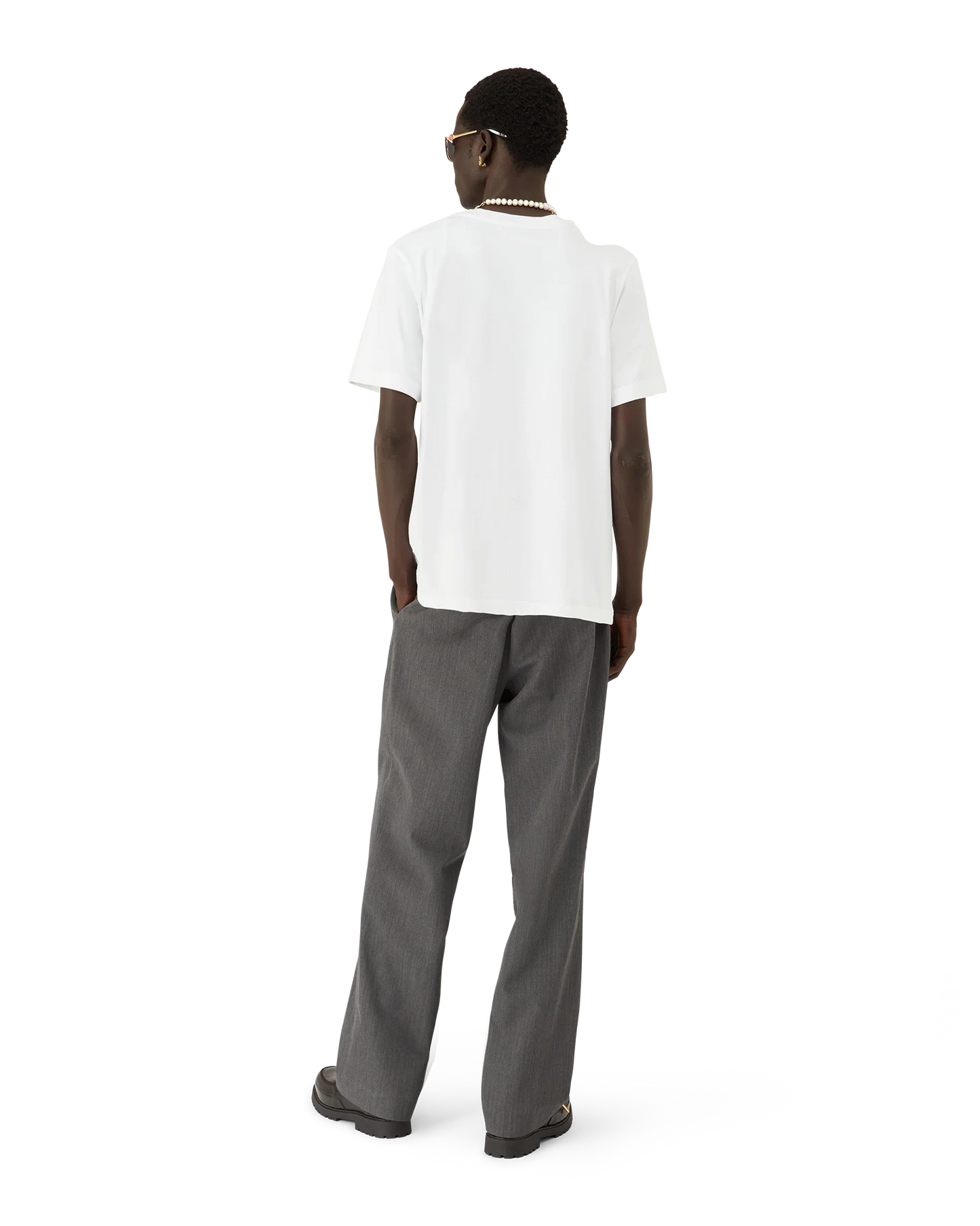Paris Store Bedrucktes Kurzarm-T-Shirt