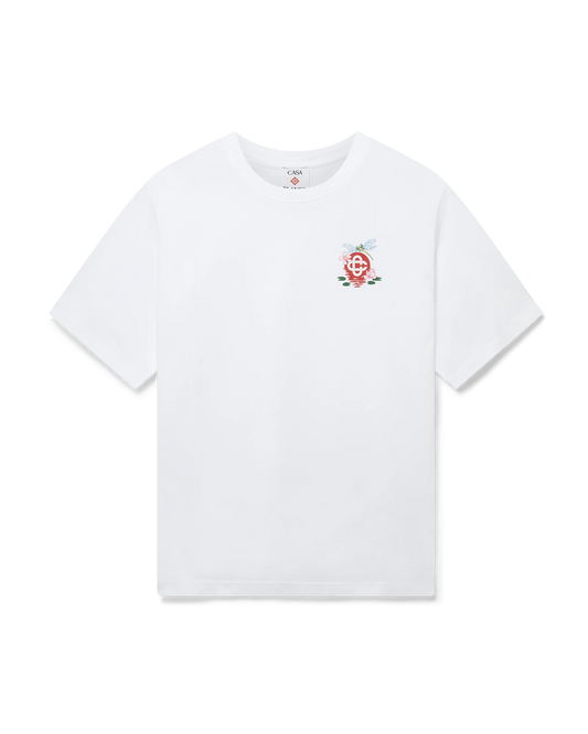 Dragonfly Floral Oversized Short Sleeve T-Shirt