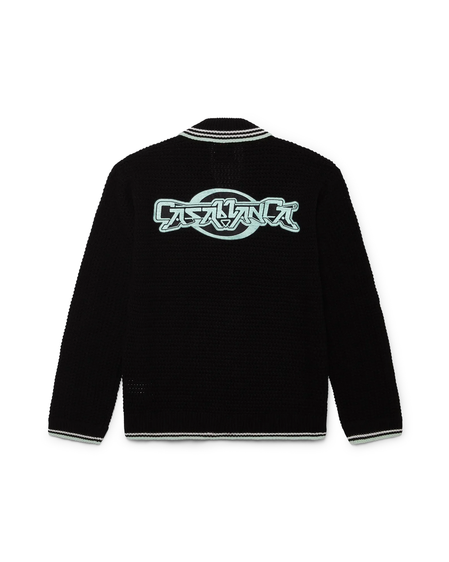 Embroidered Cotton Crochet Long Sleeve Shirt
