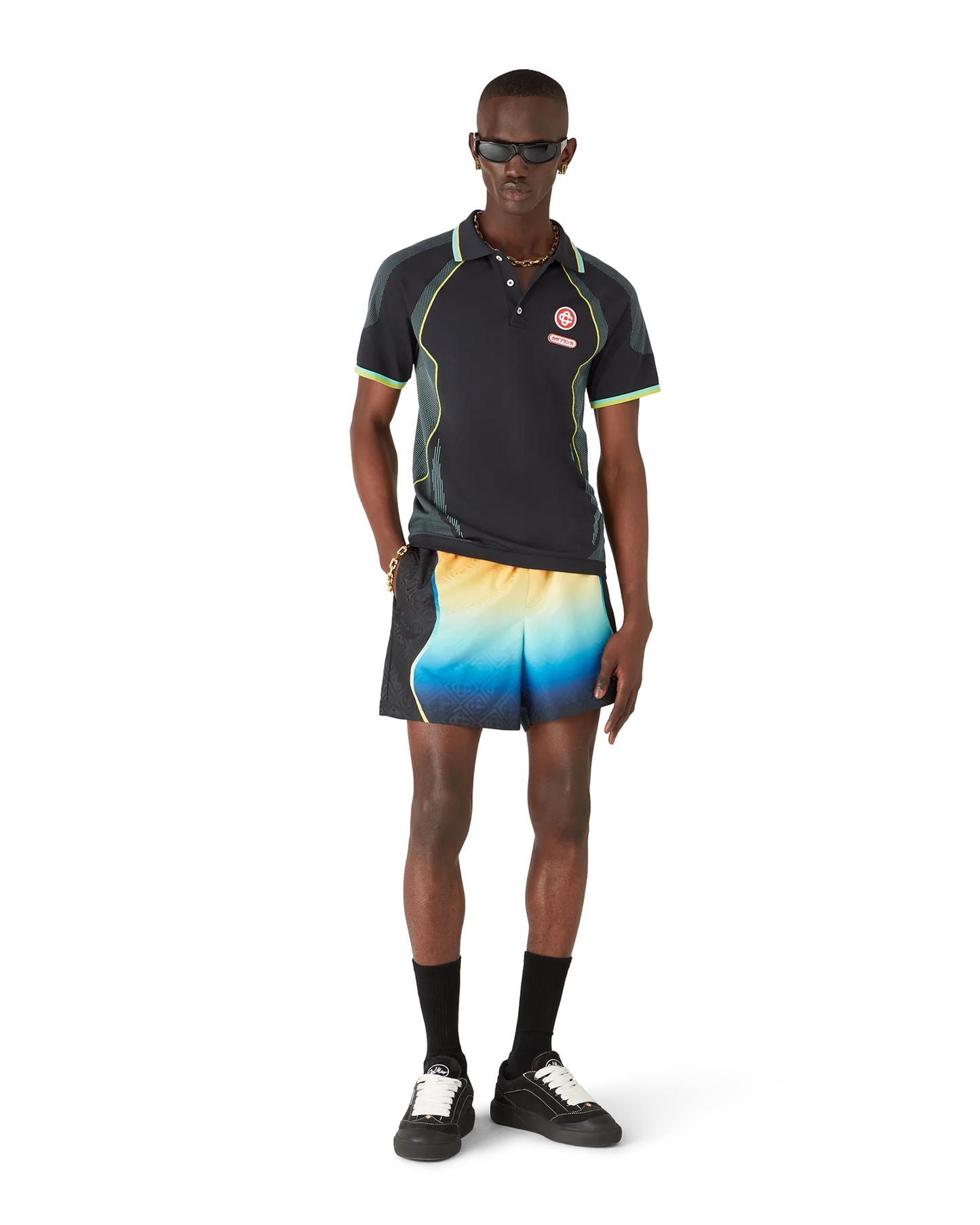 Gradient Jacquard Swim Shorts