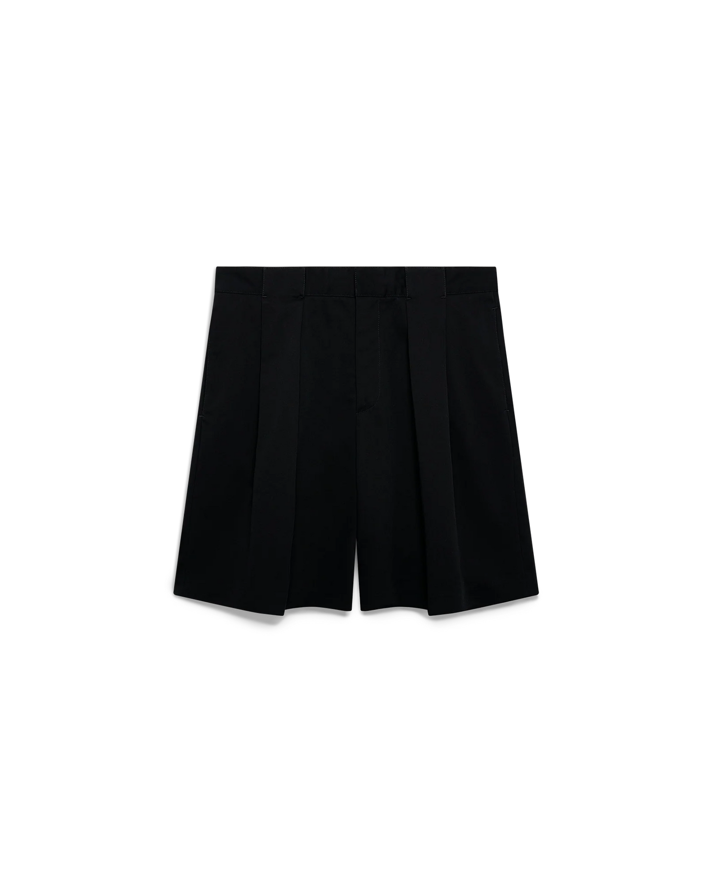 Cotton Tailored Belt Loop Shorts