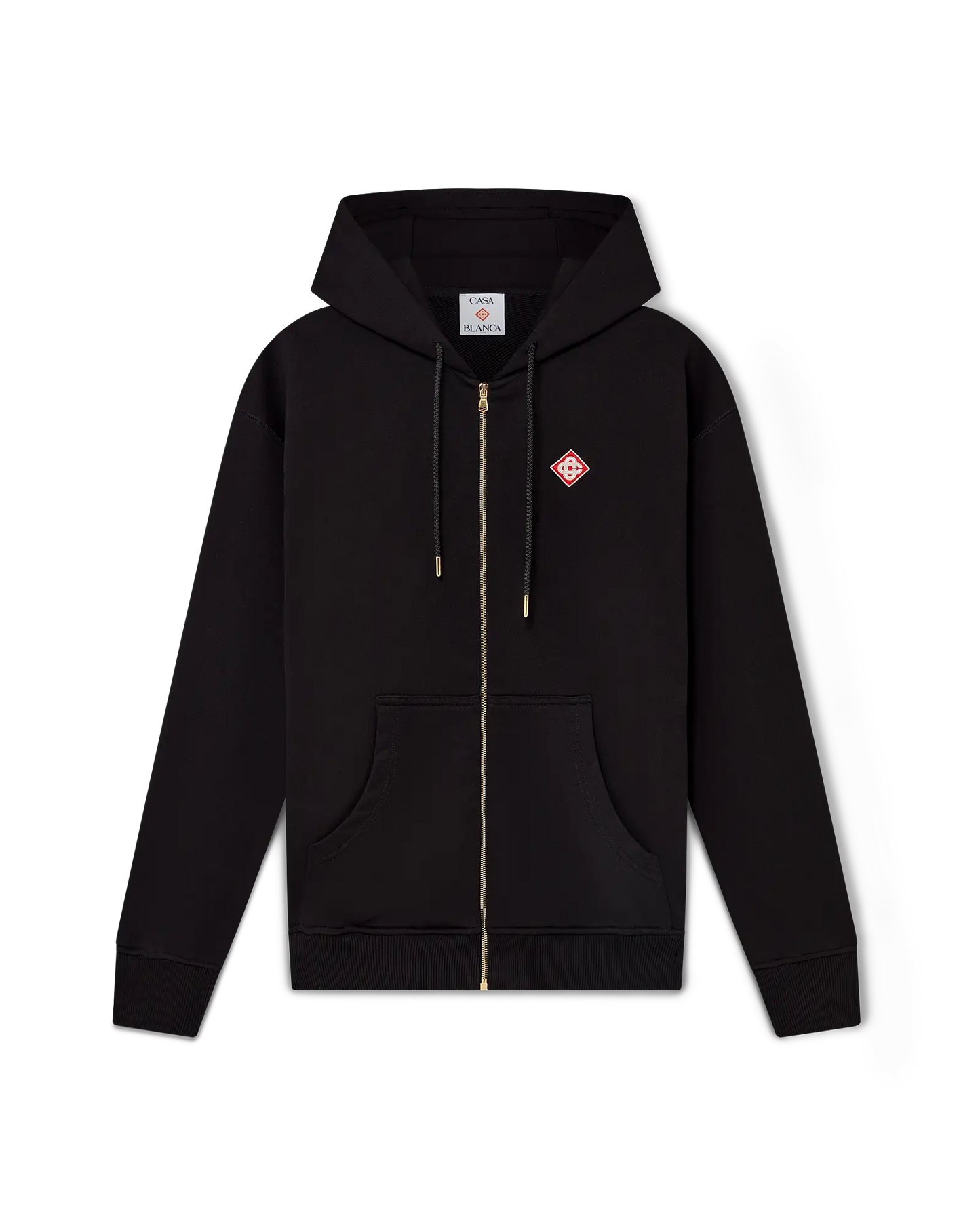 Diamond Logo Zip Hooded Sweatshirt