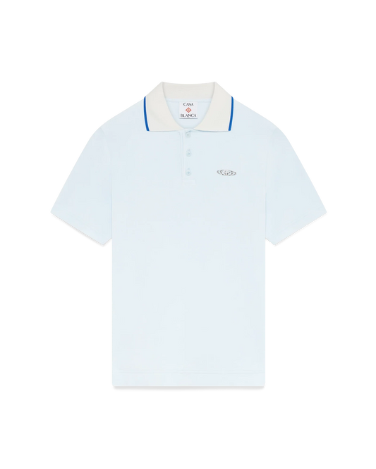 Velour Short Sleeve Polo Shirt
