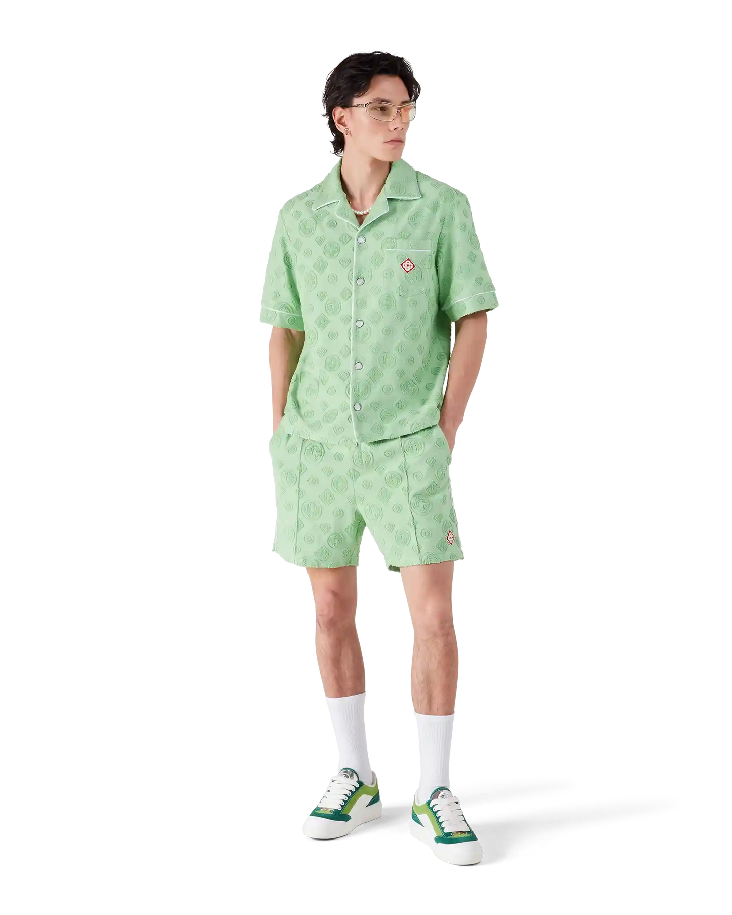 Towelling Monogram Shorts
