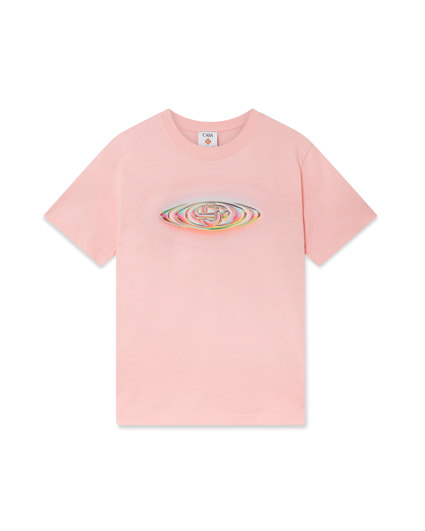 T-Shirt mit Glas-Logo und kurzen Ärmeln