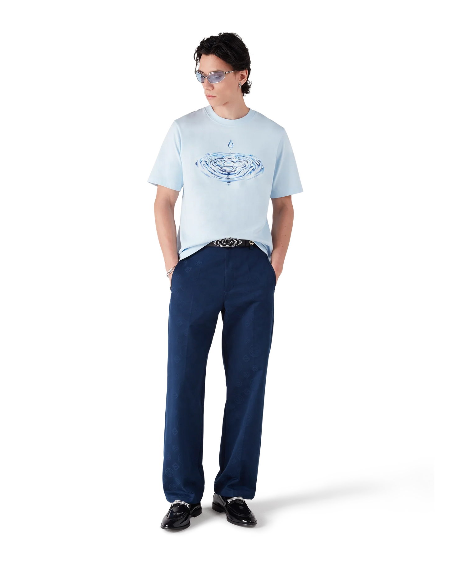T-shirt à manches courtes avec logo goutte à goutte