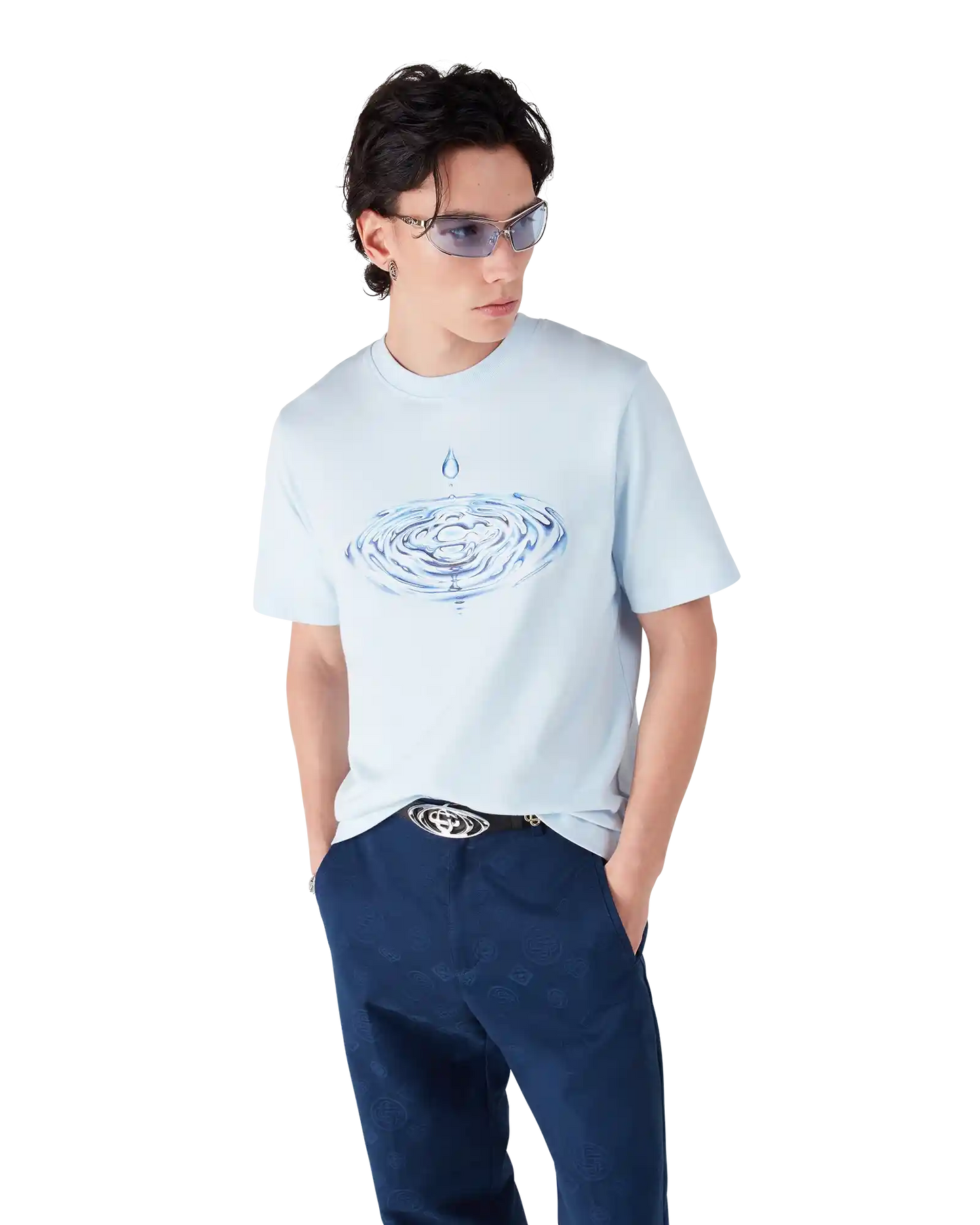 T-shirt à manches courtes avec logo goutte à goutte