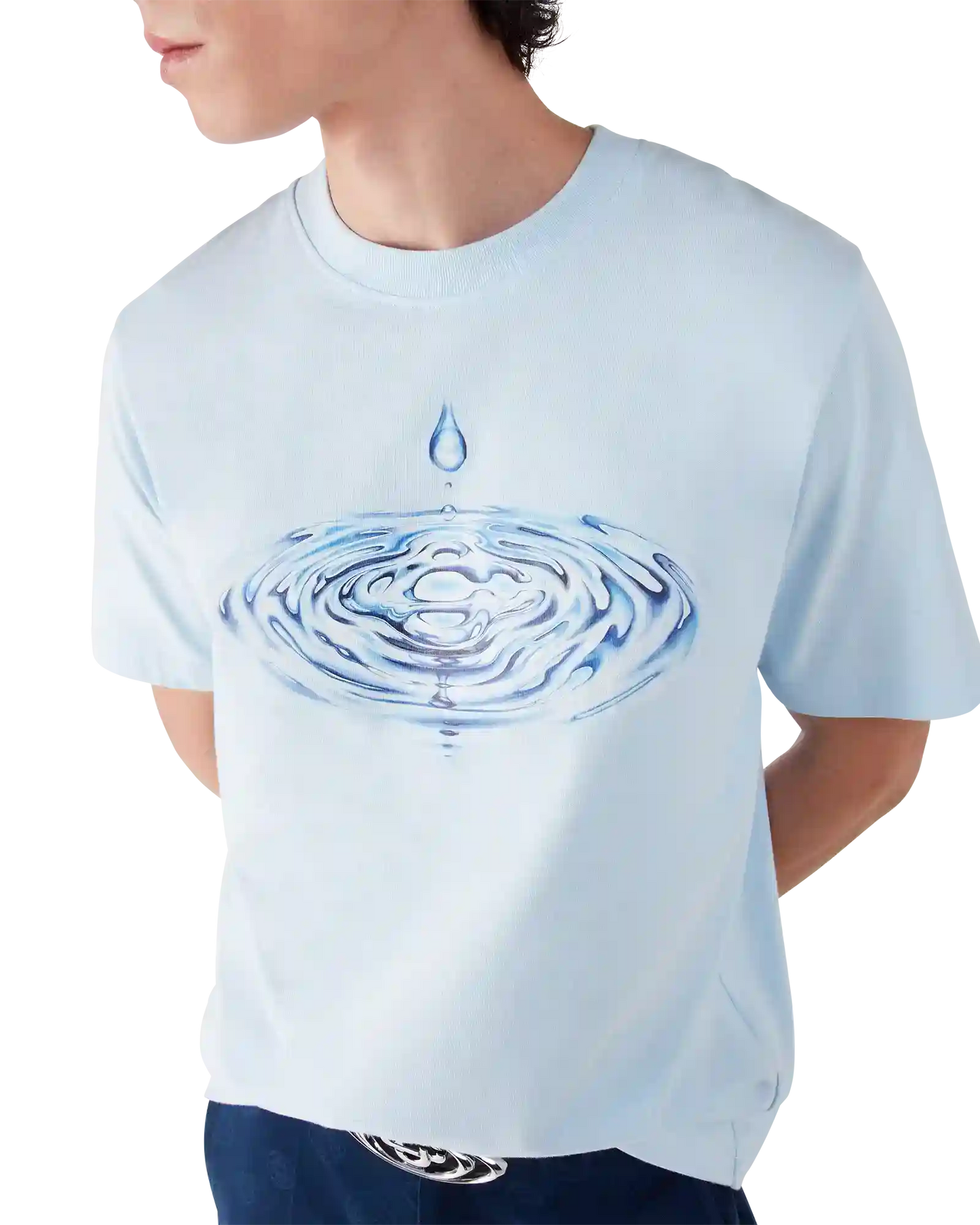 T-shirt à manches courtes avec logo goutte à goutte