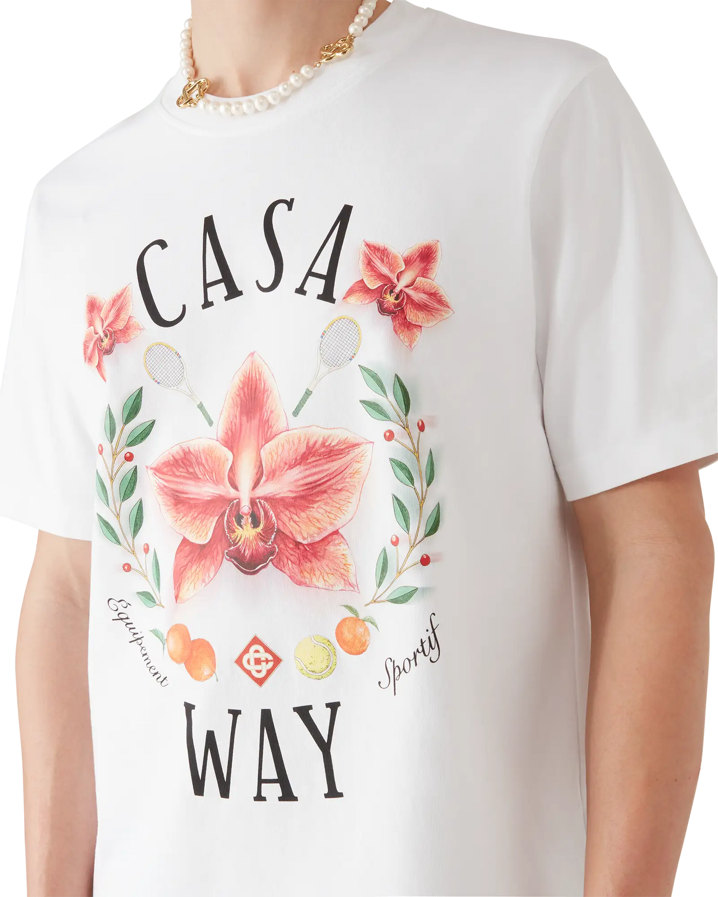 Casa Way Orchid Logo Short Sleeve T-Shirt