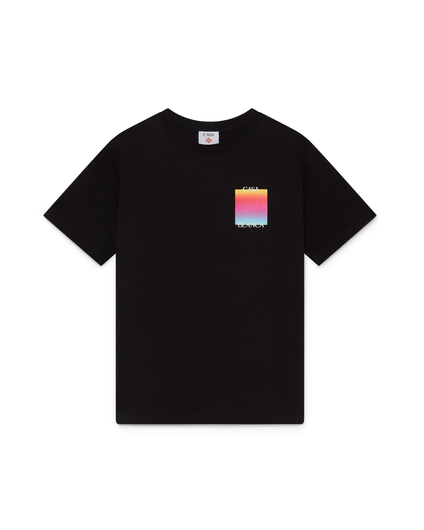 T-Shirt mit kurzem Arm und Gradient-Quadrat-Logo