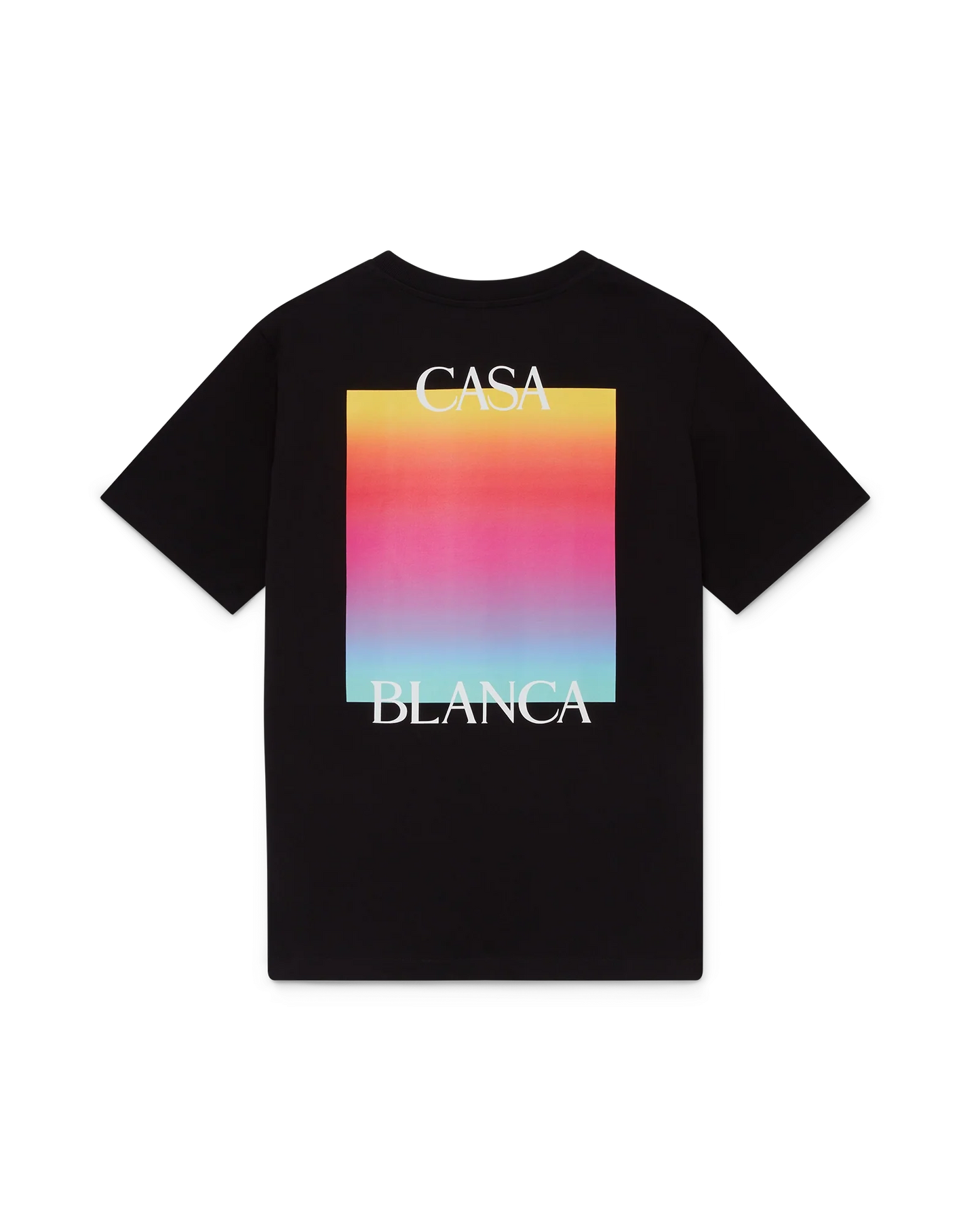 T-Shirt mit kurzem Arm und Gradient-Quadrat-Logo
