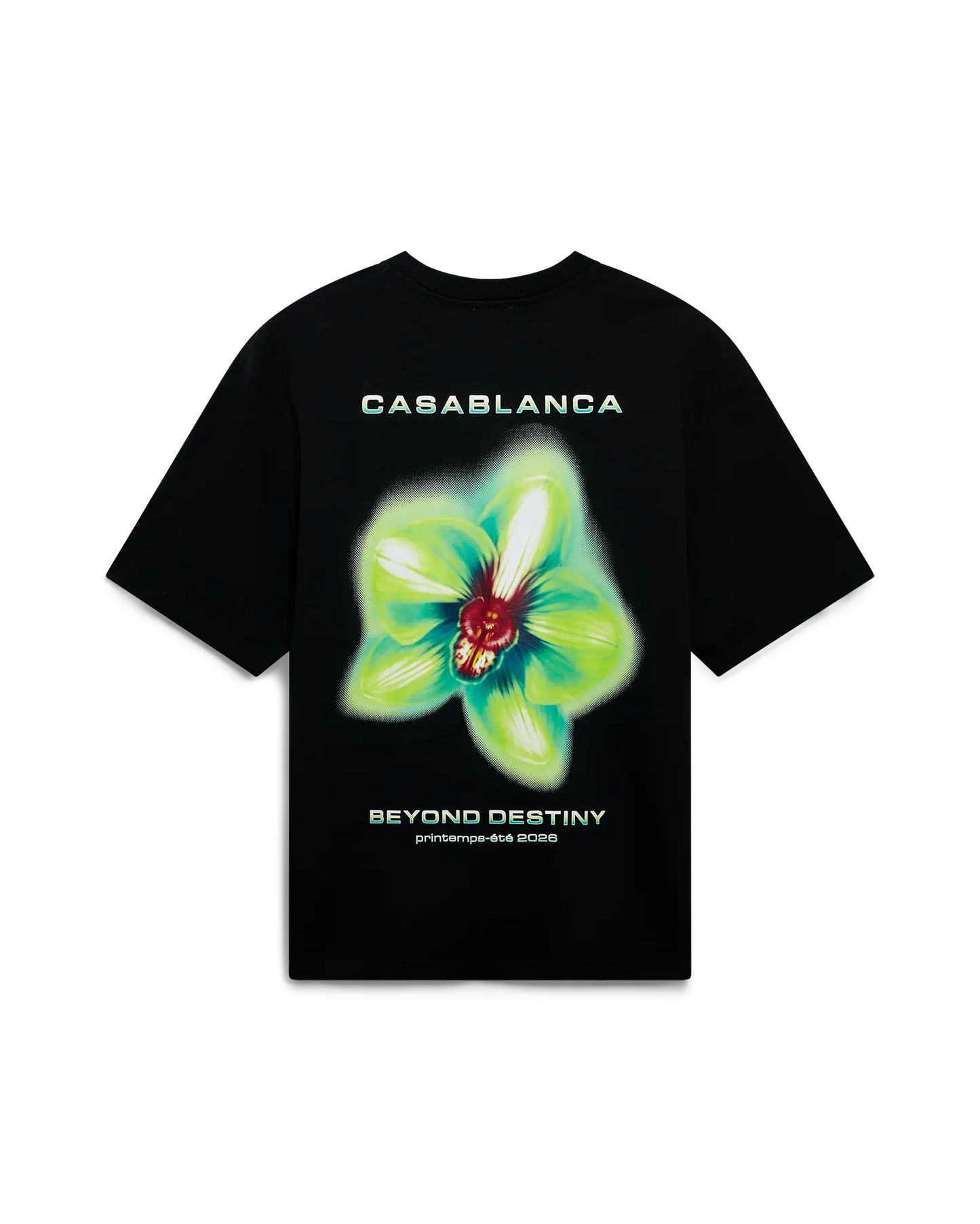 Glitch Orchid Übergroßes Kurzarm-T-Shirt
