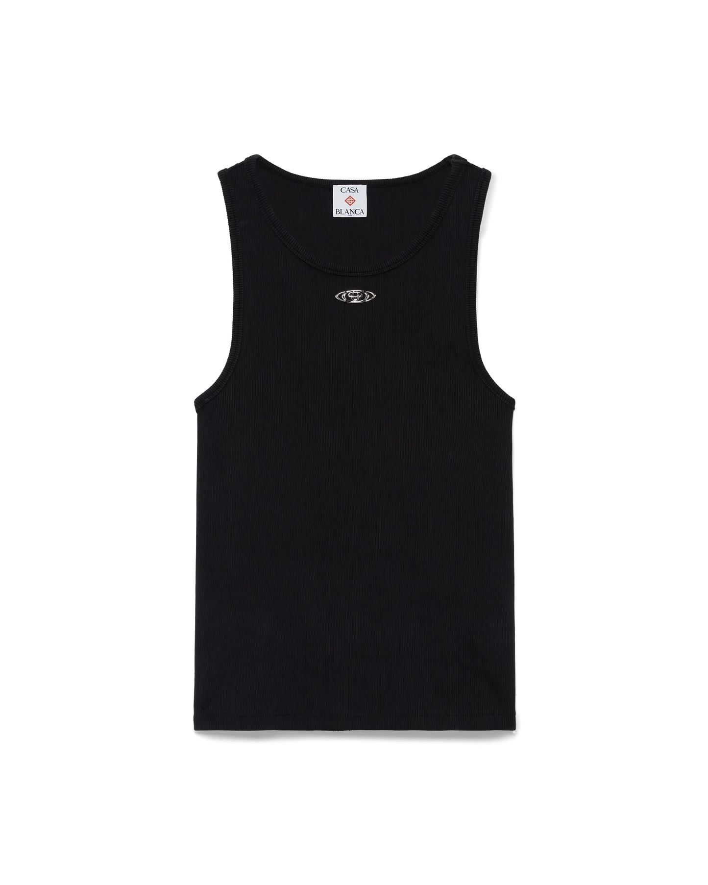 Ausgeblichenes geripptes Tanktop