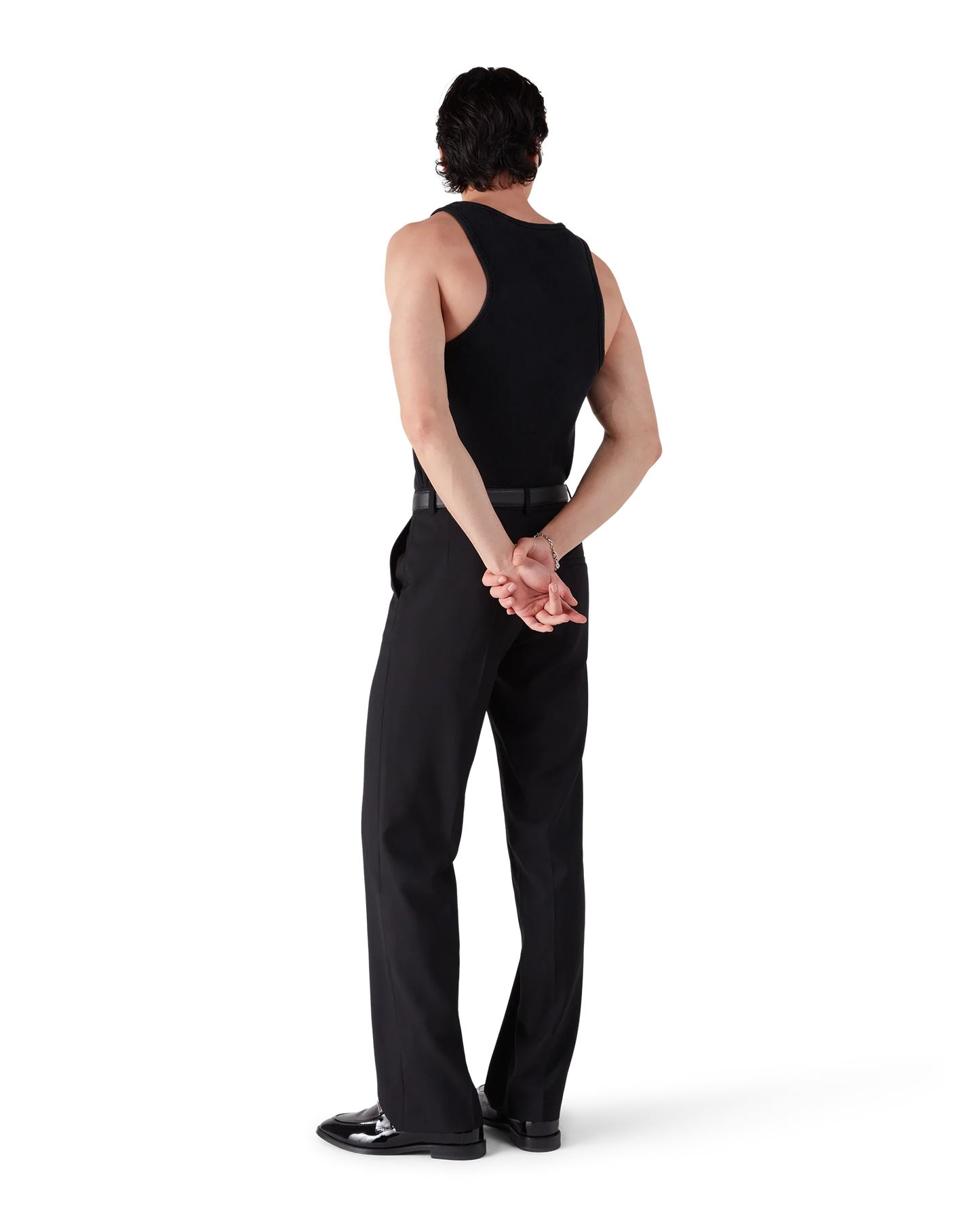 Ausgeblichenes geripptes Tanktop