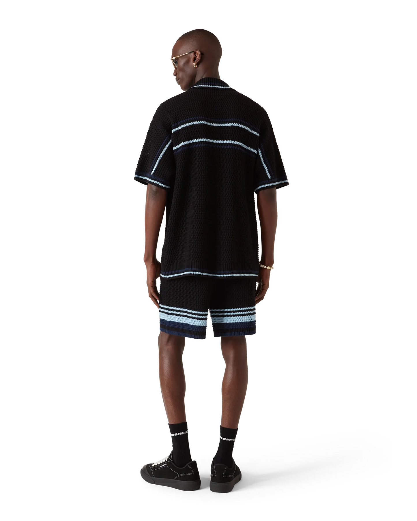 Tennis Cotton Crochet Short Sleeve Shirt