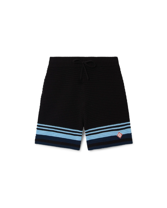 Tennis Cotton Crochet Shorts