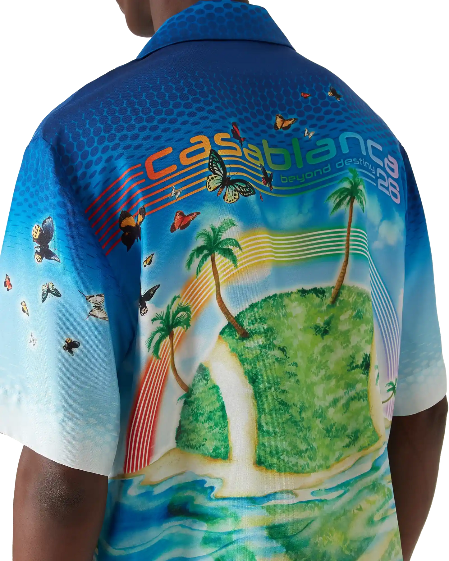 Beyond Destiny Short Sleeve Silk Shirt