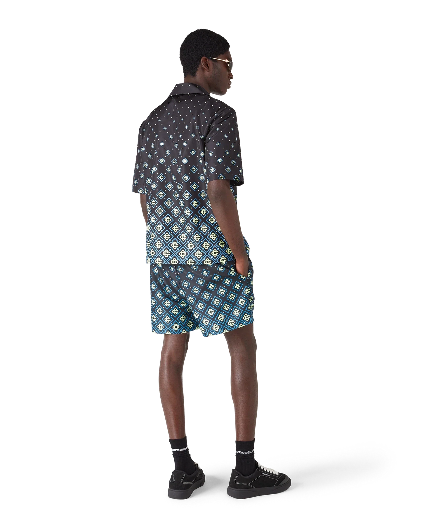 Degrade Monogram Short Sleeve Swimwear
