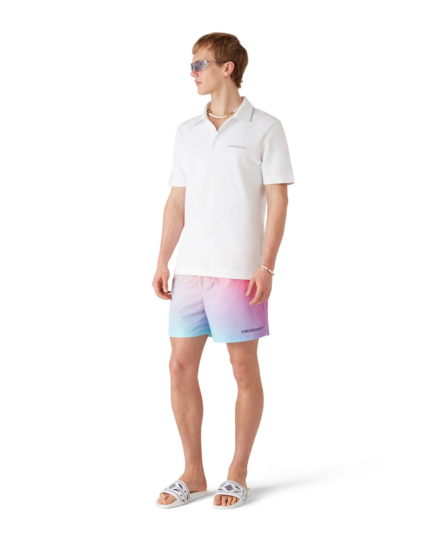 Gradient Printed Swim Shorts