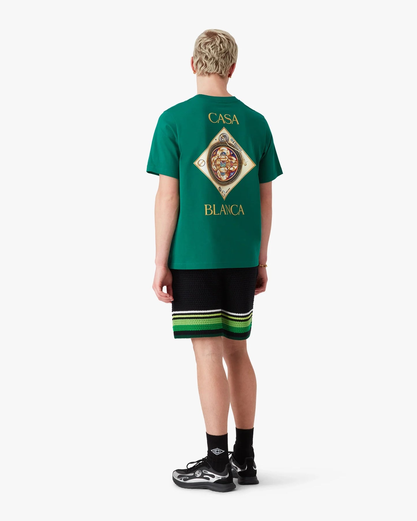 Grünes Plafond Orne De Musique Kurzarm-T-Shirt