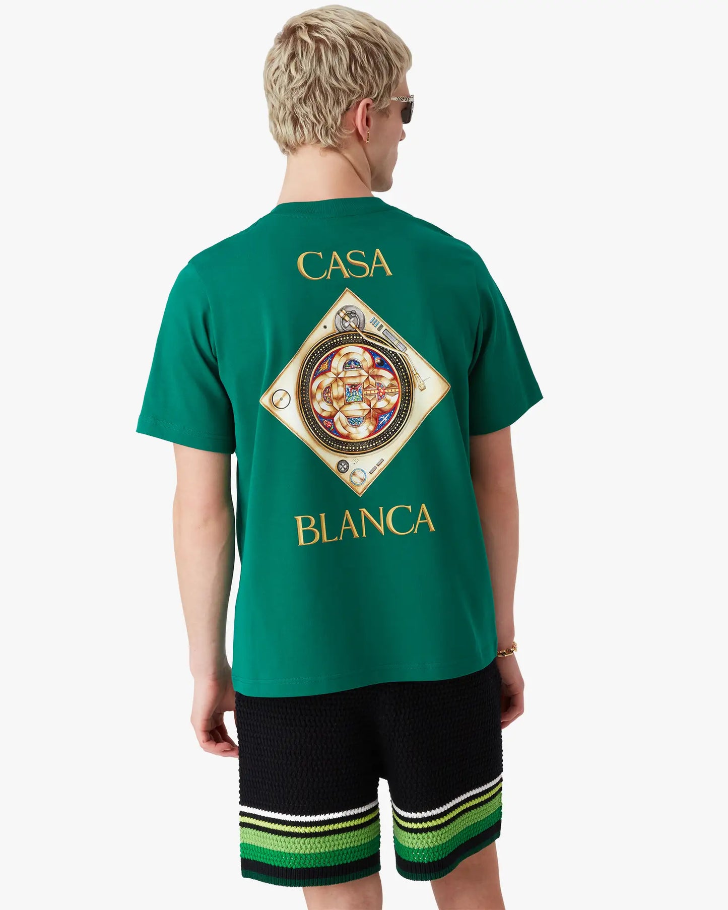 Grünes Plafond Orne De Musique Kurzarm-T-Shirt
