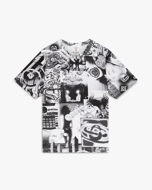 Rave Collage Short Sleeve Mesh T-Shirt