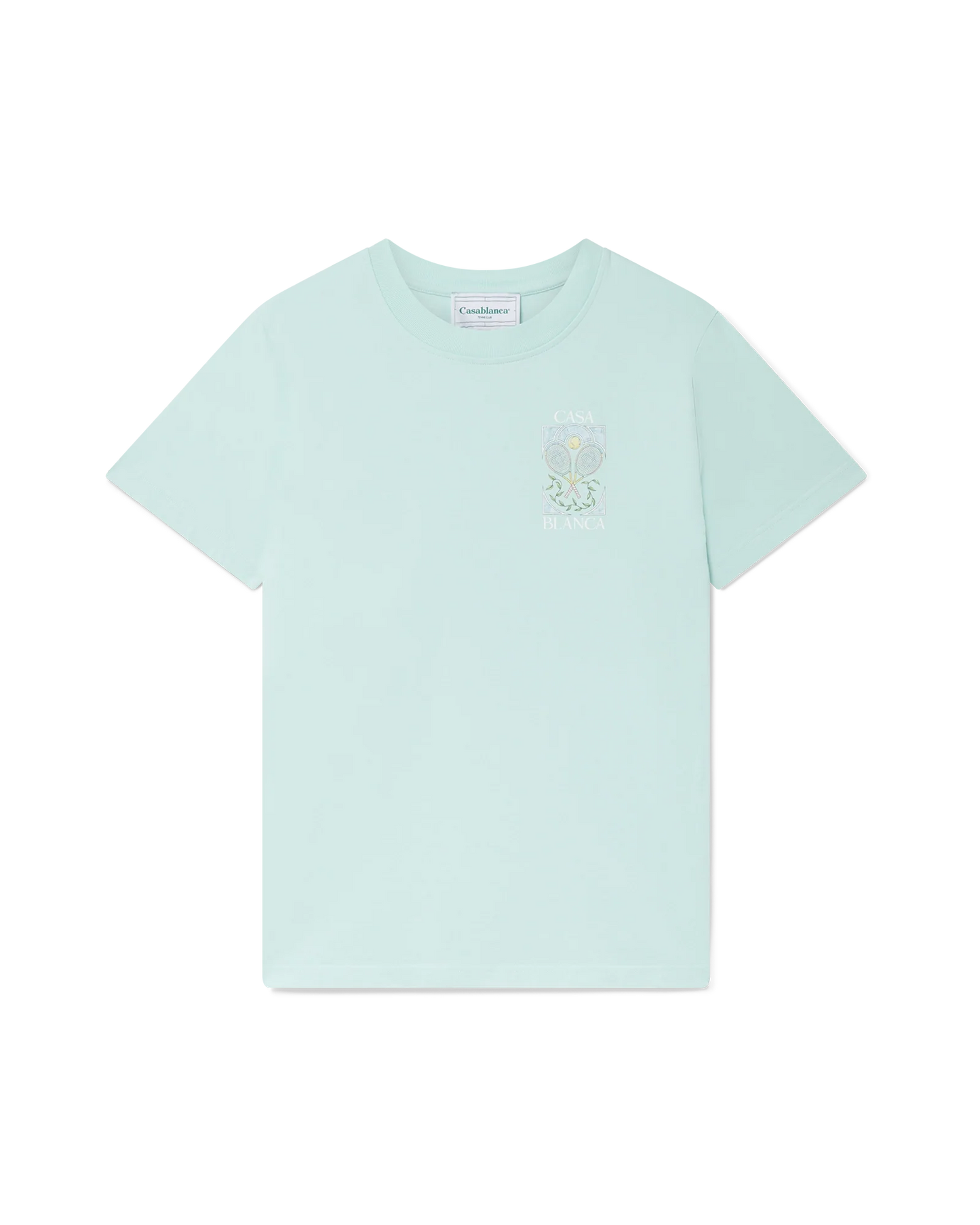 Tennis Pastelle Kurzarm-T-Shirt