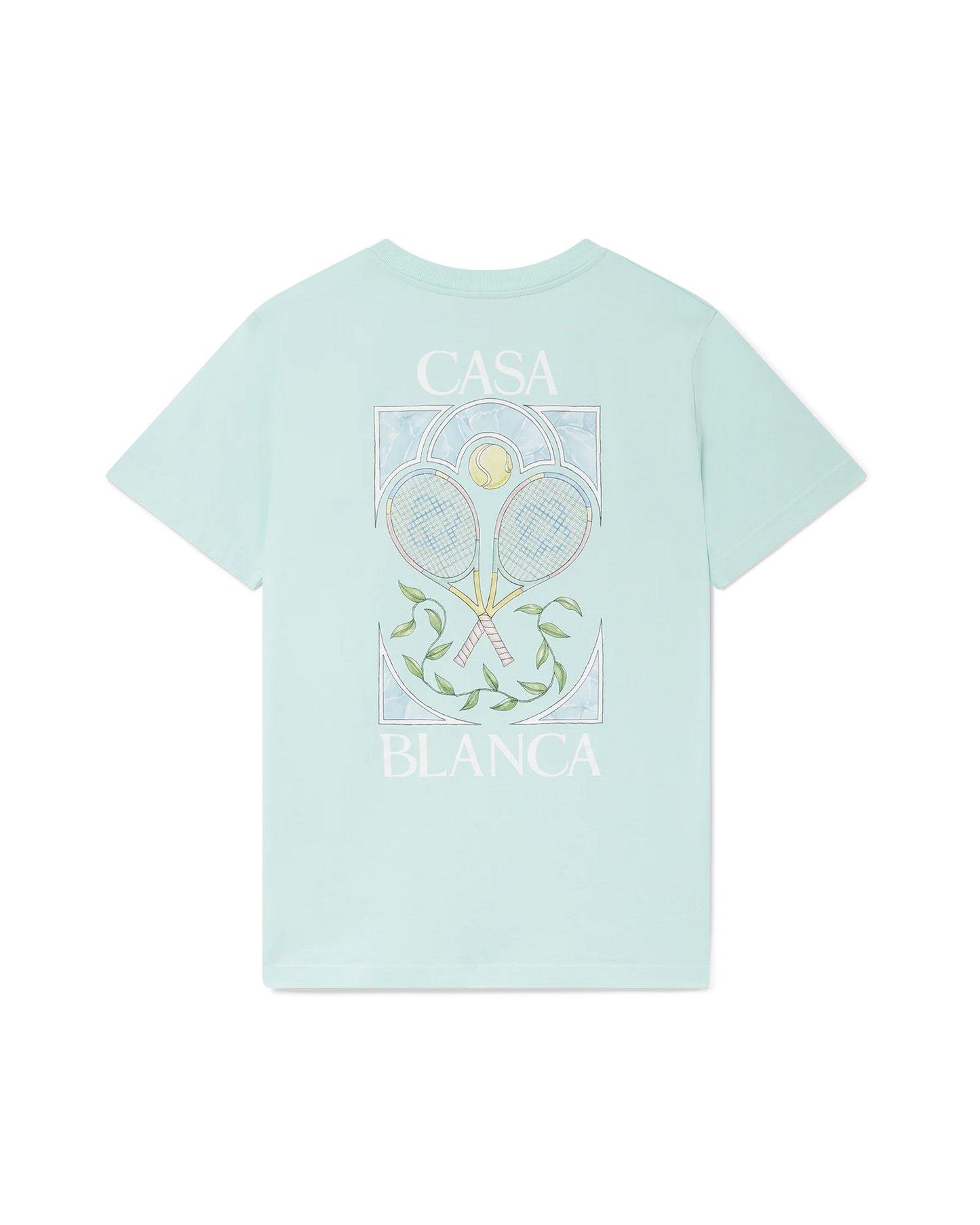 Tennis Pastelle Kurzarm-T-Shirt