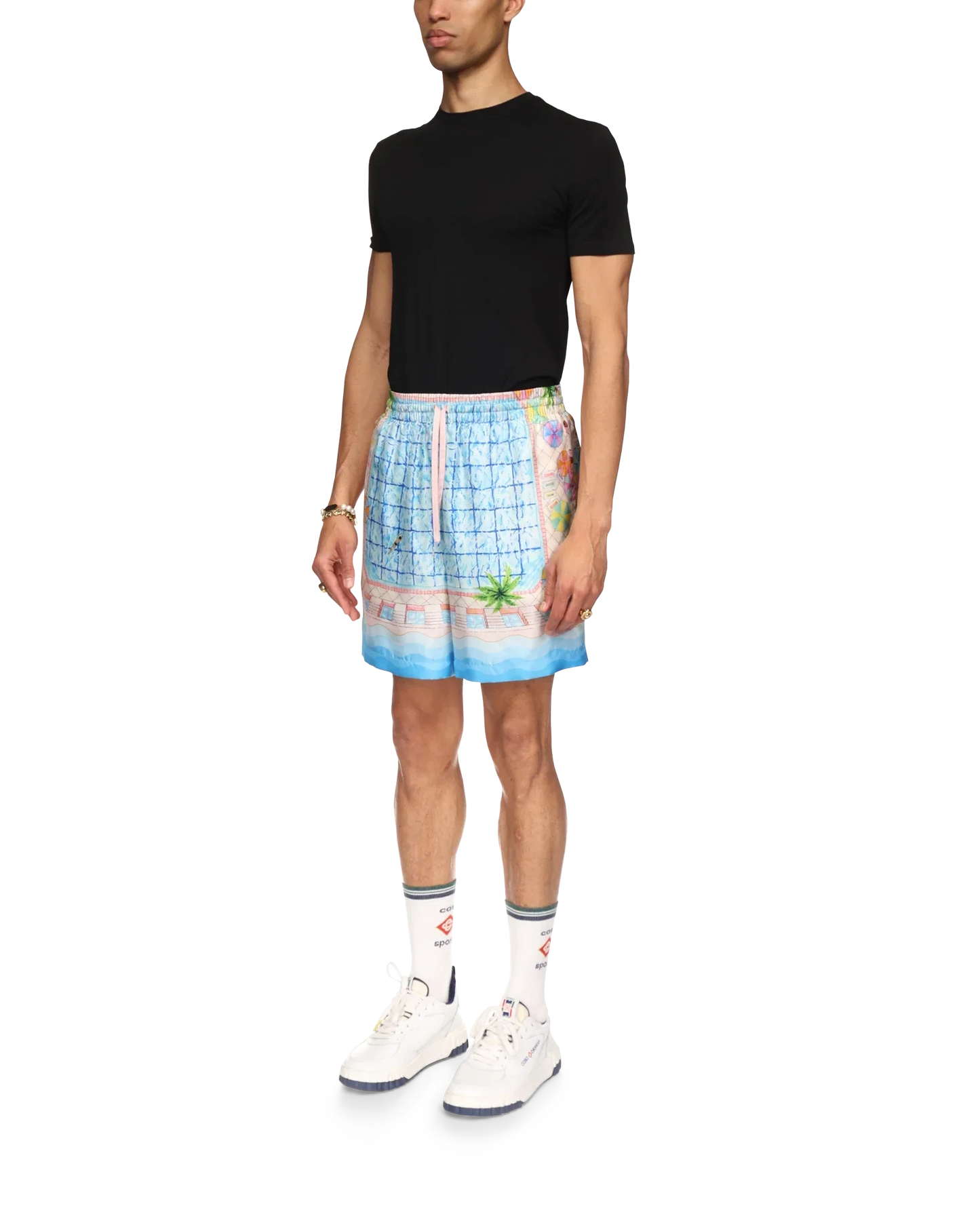 Le Plongeon Silk Shorts